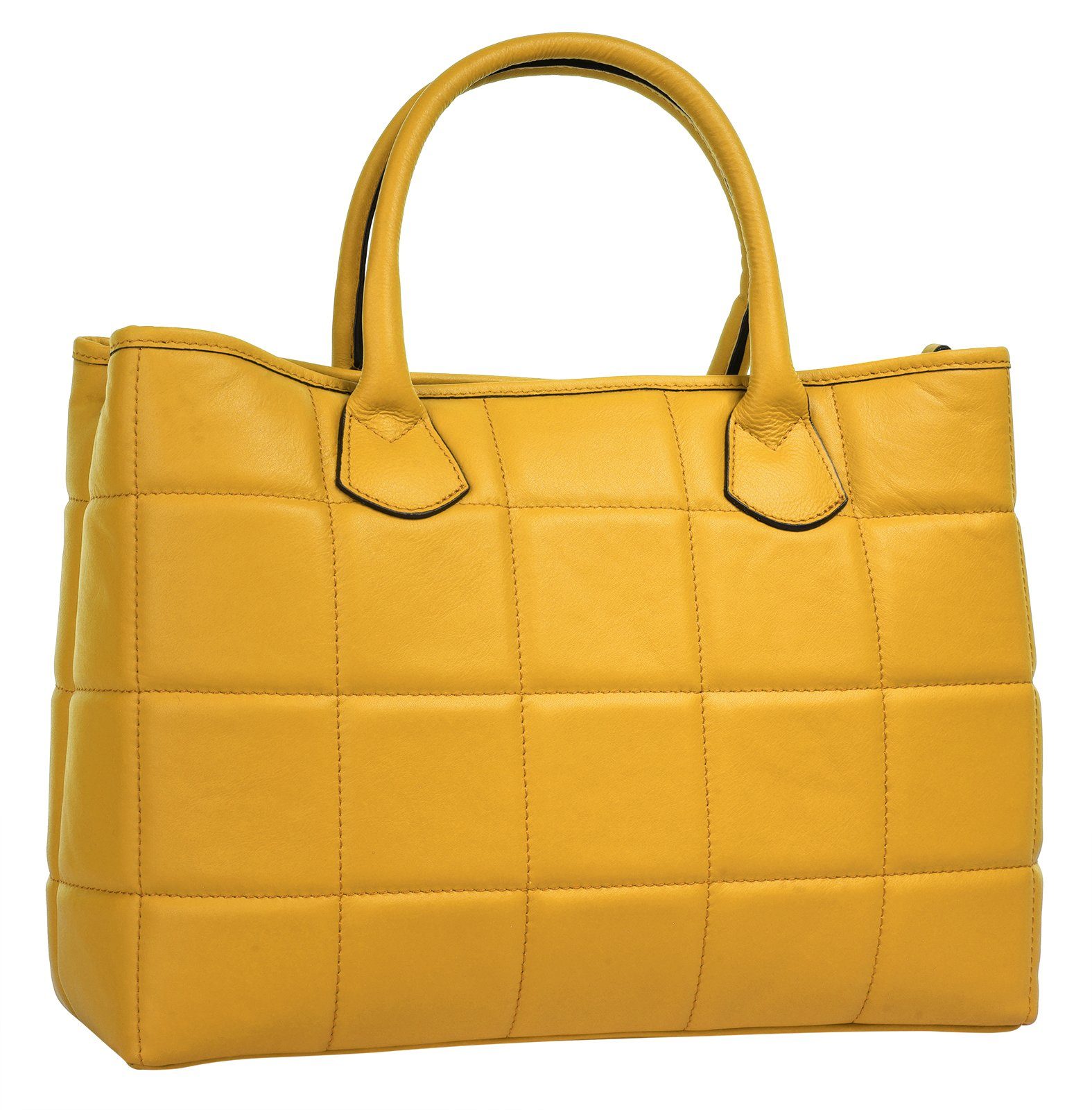 Cluty Henkeltasche, echt Leder, Made in Italy