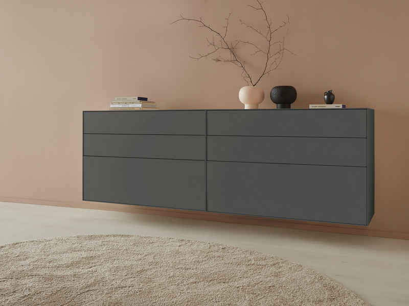LeGer Home by Lena Gercke Sideboard Essentials (2 St), Breite: 224cm, MDF lackiert, Push-to-open-Funktion