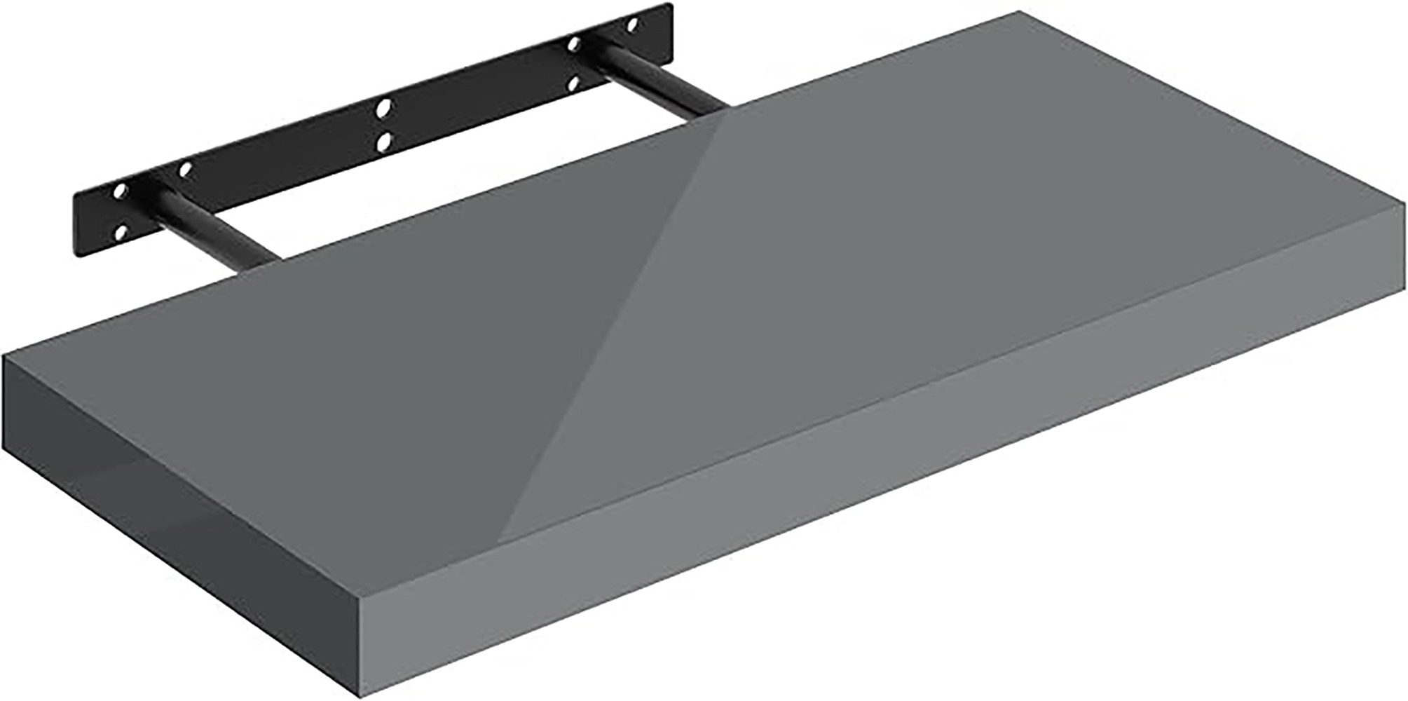 Woltu Wandregal, 1-tlg., hochglänzend Wandboard Schweberegal CD DVD Regal günstig online kaufen