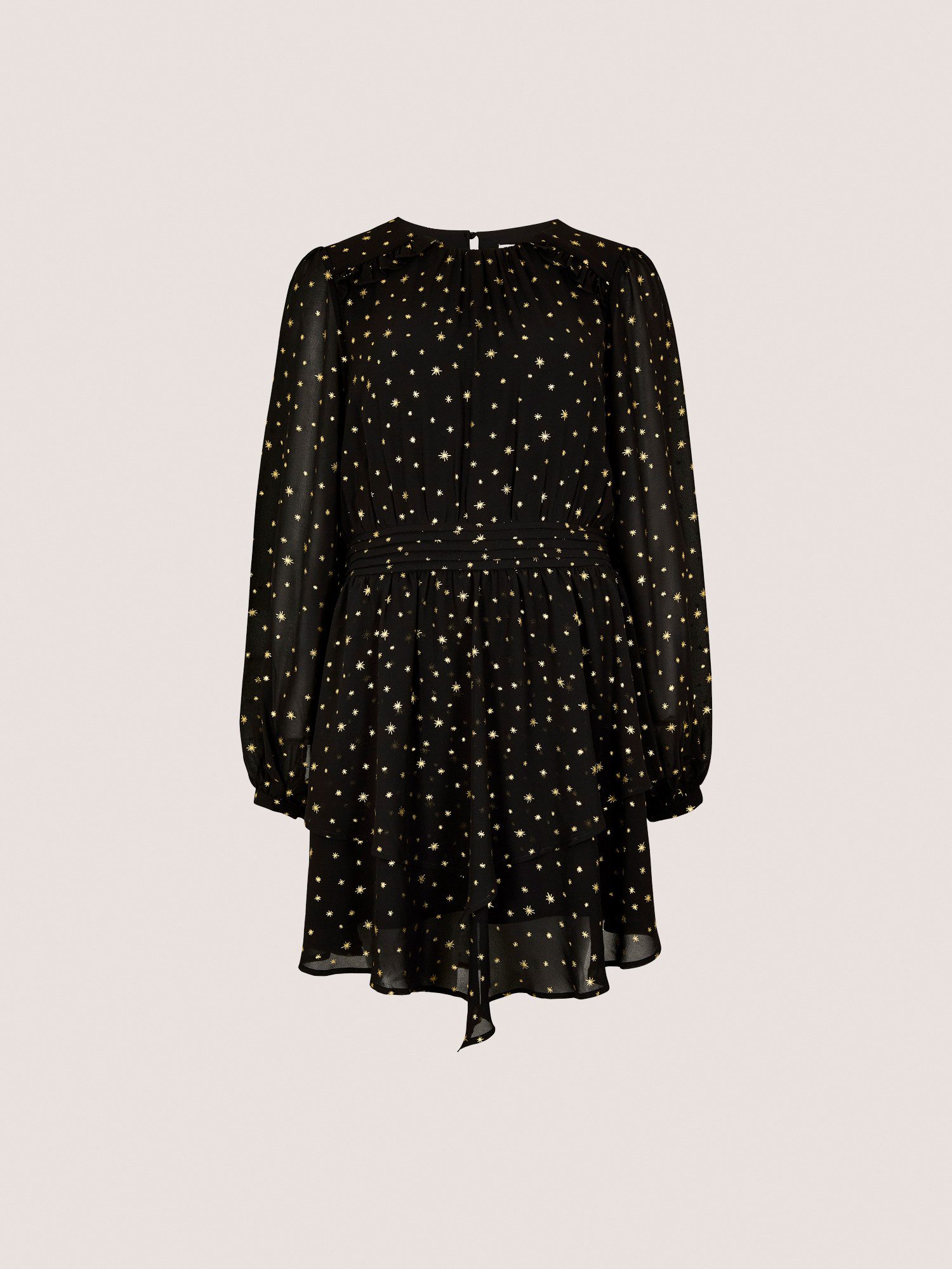 Apricot Chiffonkleid günstig online kaufen