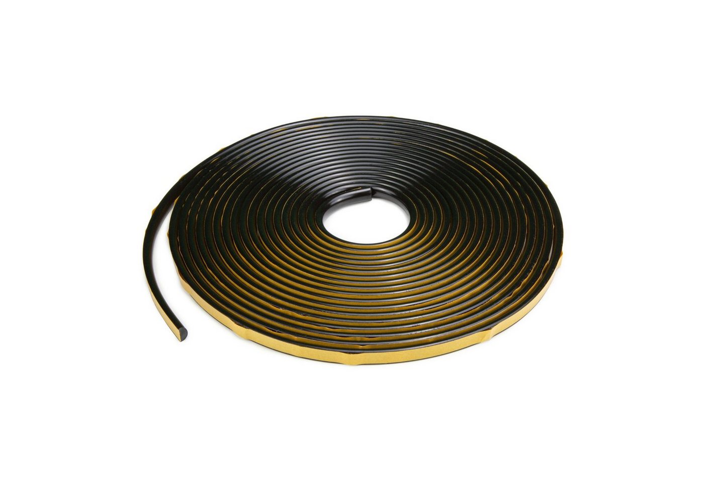 Thumbnail - HEXIMO Zierleiste SFL-1 schwarz 10 Meter, Flexible Zierleiste (12 x 6 mm) selbstklebend in schwarz aus PVC - Deckenleist...