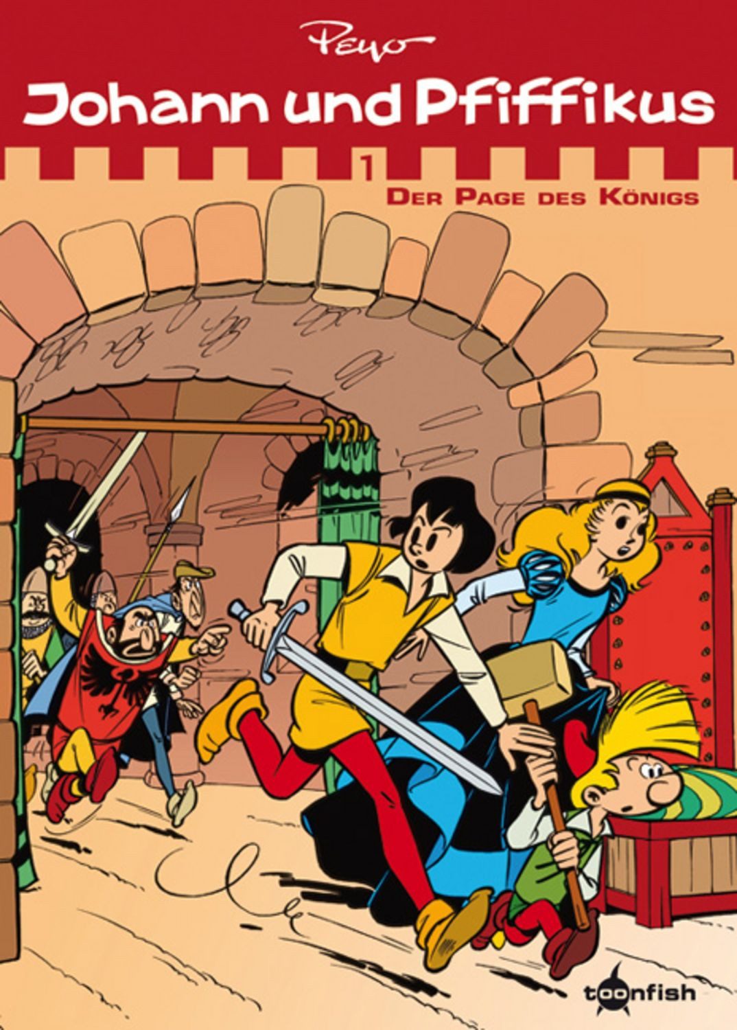 Johann & Pfiffikus. Band 1 / Peyo, Der Page des Königs (Sammelband 1)
