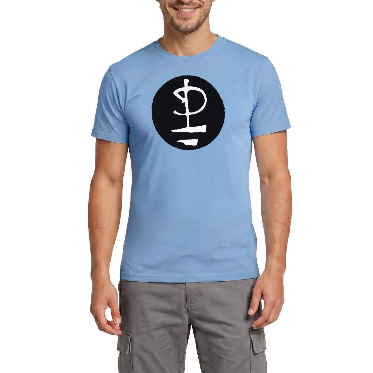 Spreadshirt T-Shirt Pink Floyd Logo Schwarz Weiß Männer T-Shirt (1-tlg)