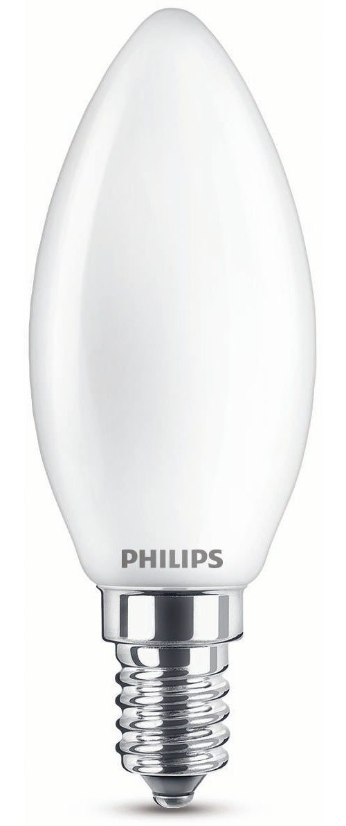 Philips Hue LED-Leuchtmittel LED classic Lampe 25W E14 Kerze warmweiß 250lm matt, E14