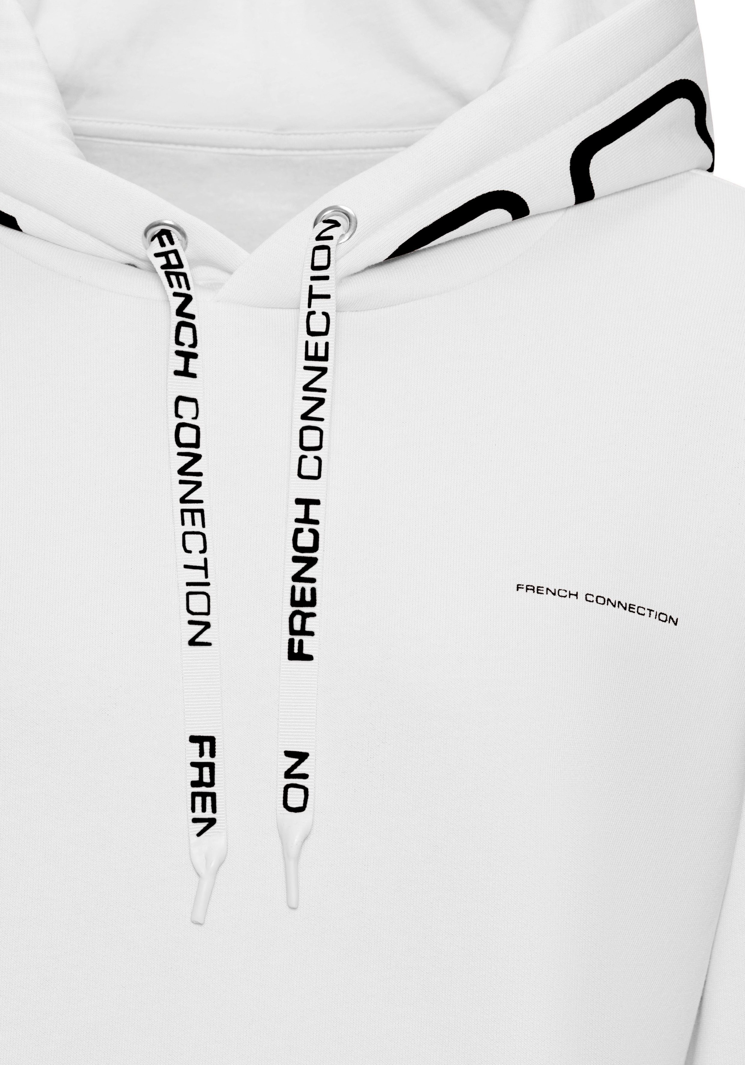 French Connection Kapuzenpullover mit Logodruck