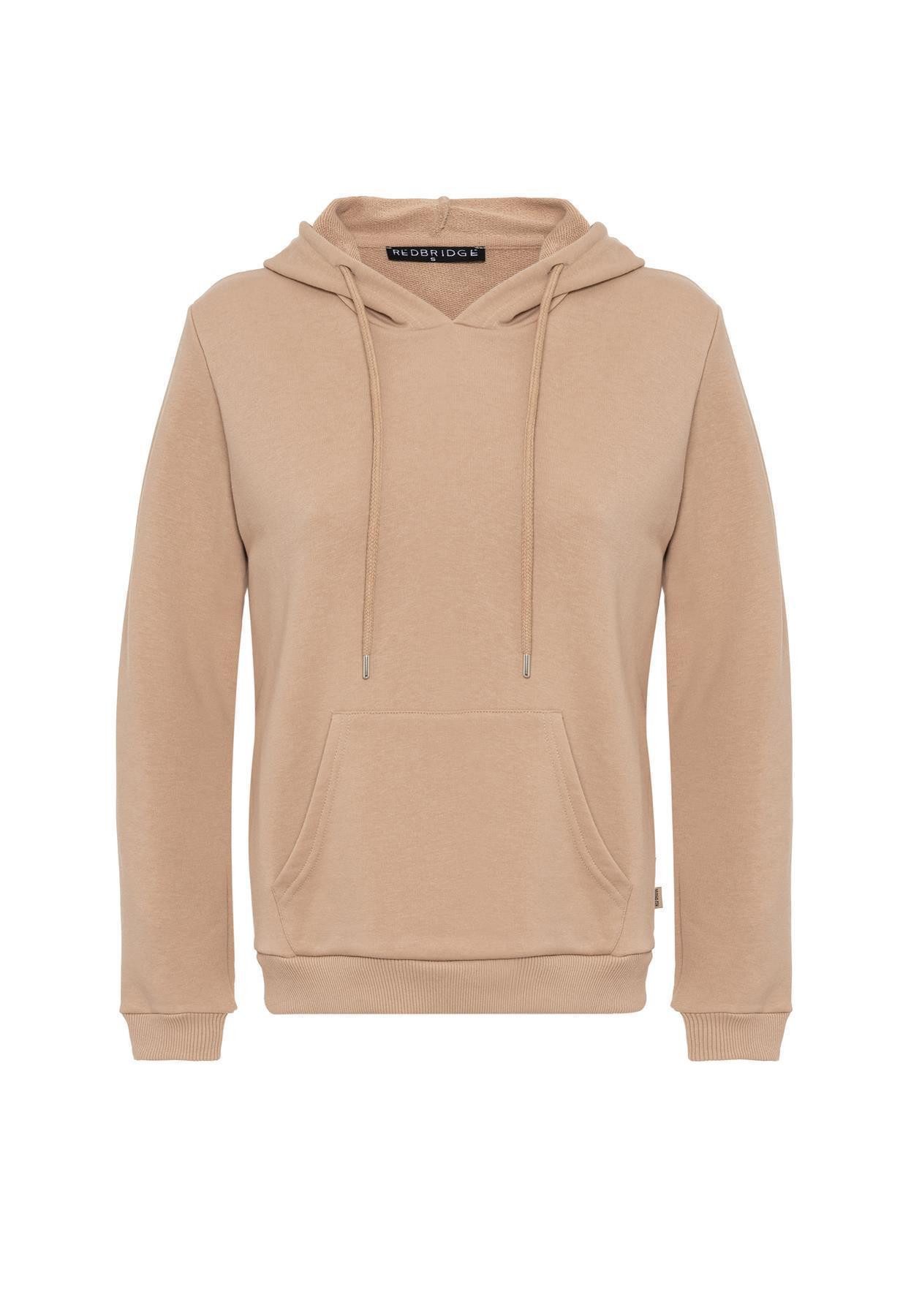 RedBridge Kapuzensweatshirt Premium Hoodie mit Kängurutasche Basic