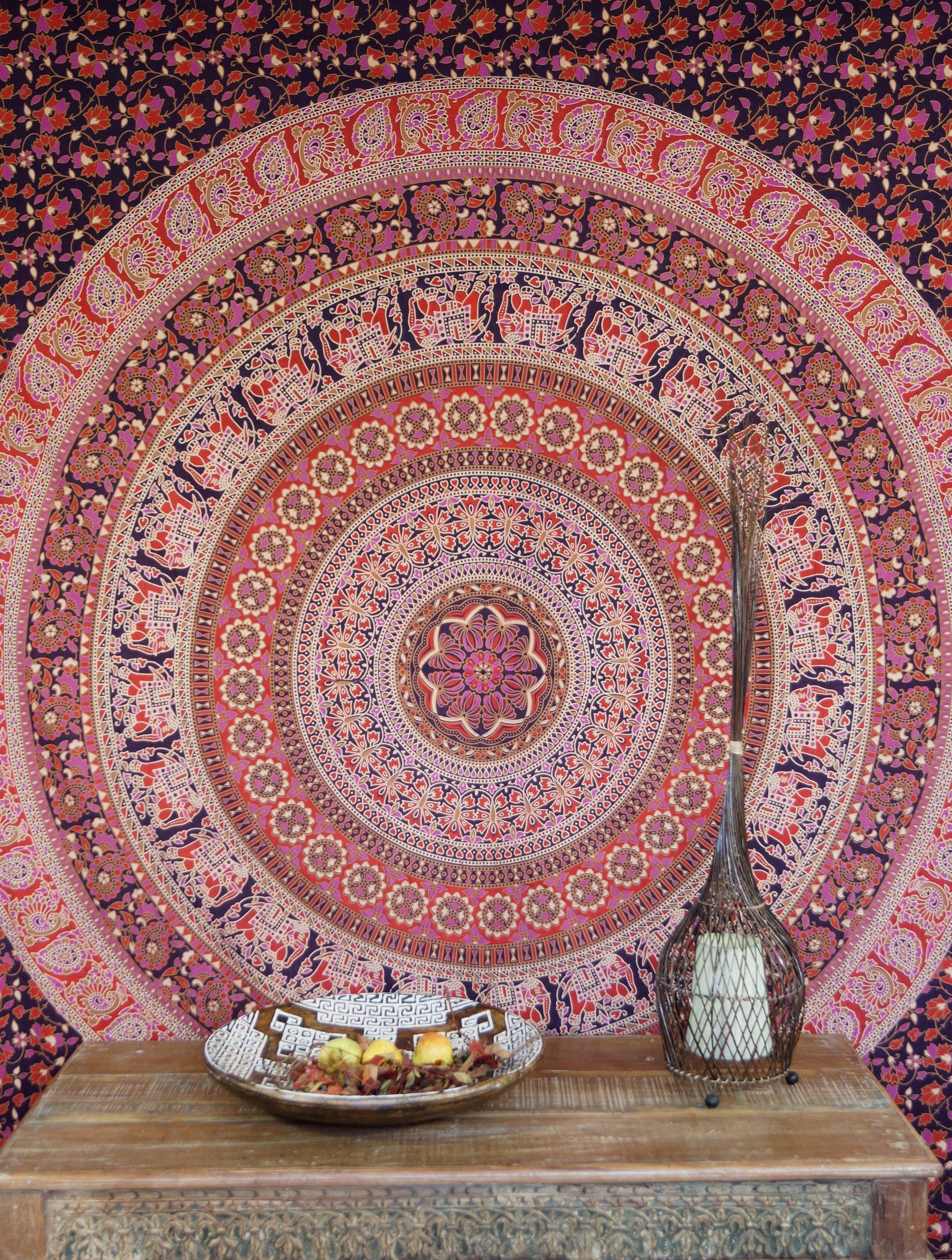 Guru-Shop Tagesdecke Boho-Style Wandbehang, indische Tagesdecke.. günstig online kaufen