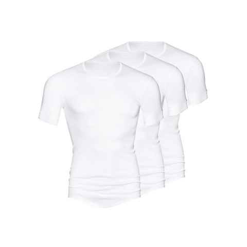 Mey Unterhemd 3er Pack Noblesse (Spar-Set, 3-St) Unterhemd / Shirt Kurzarm - Baumwolle - Ohne auftragende Nähte