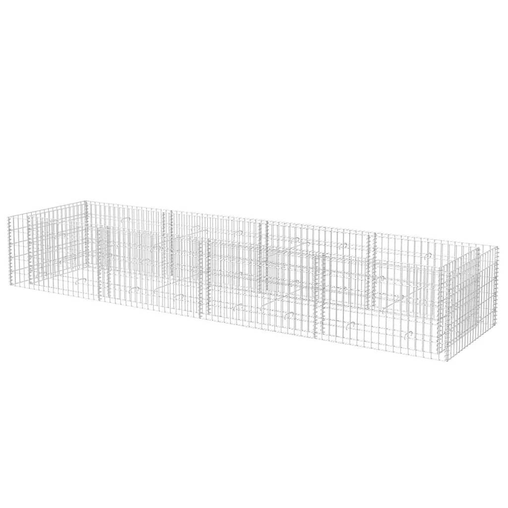 vidaXL Hochbeet Gabionen-Hochbeet Stahl 3609050 cm