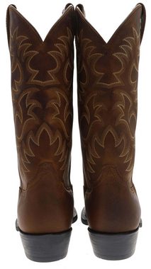 Ariat HERITAGE WESTERN R TOE Braun Cowboystiefel Herren Westernstiefel