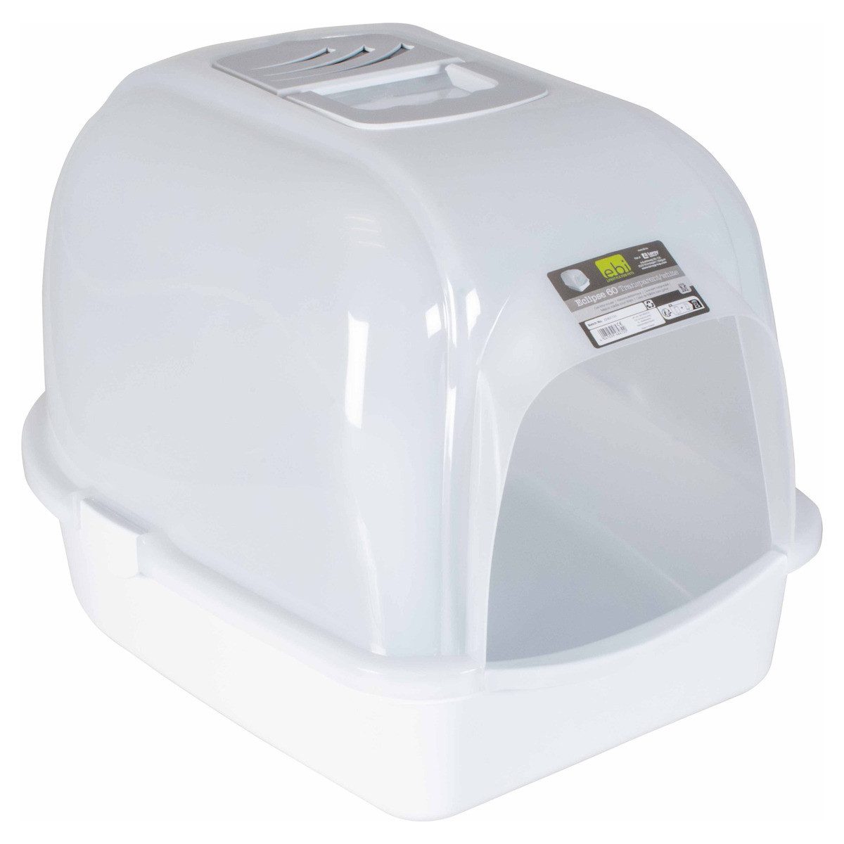 Europet-Bernina Katzentoilette Katzentoilette Eclipse transparent/weiß