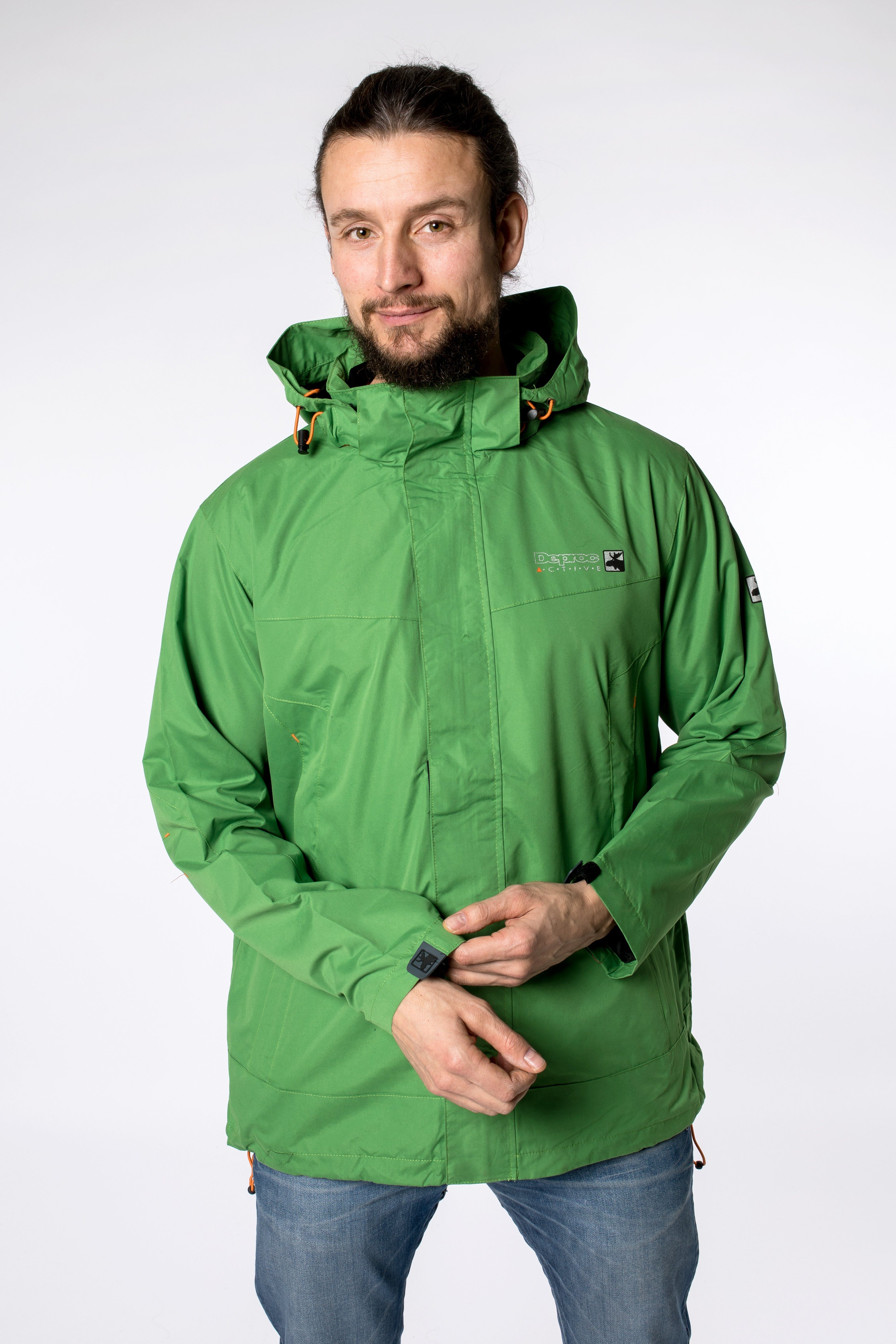 DEPROC Active Outdoorjacke CAMBRIDGE CS MEN Funktionsjacke, Wanderjacke, Herren auch in Großen Größen, mit abnehmbarer Kapuze