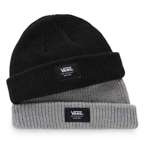 Vans Strickmütze LITTLE GROM BEANIE (2-St) mit Label