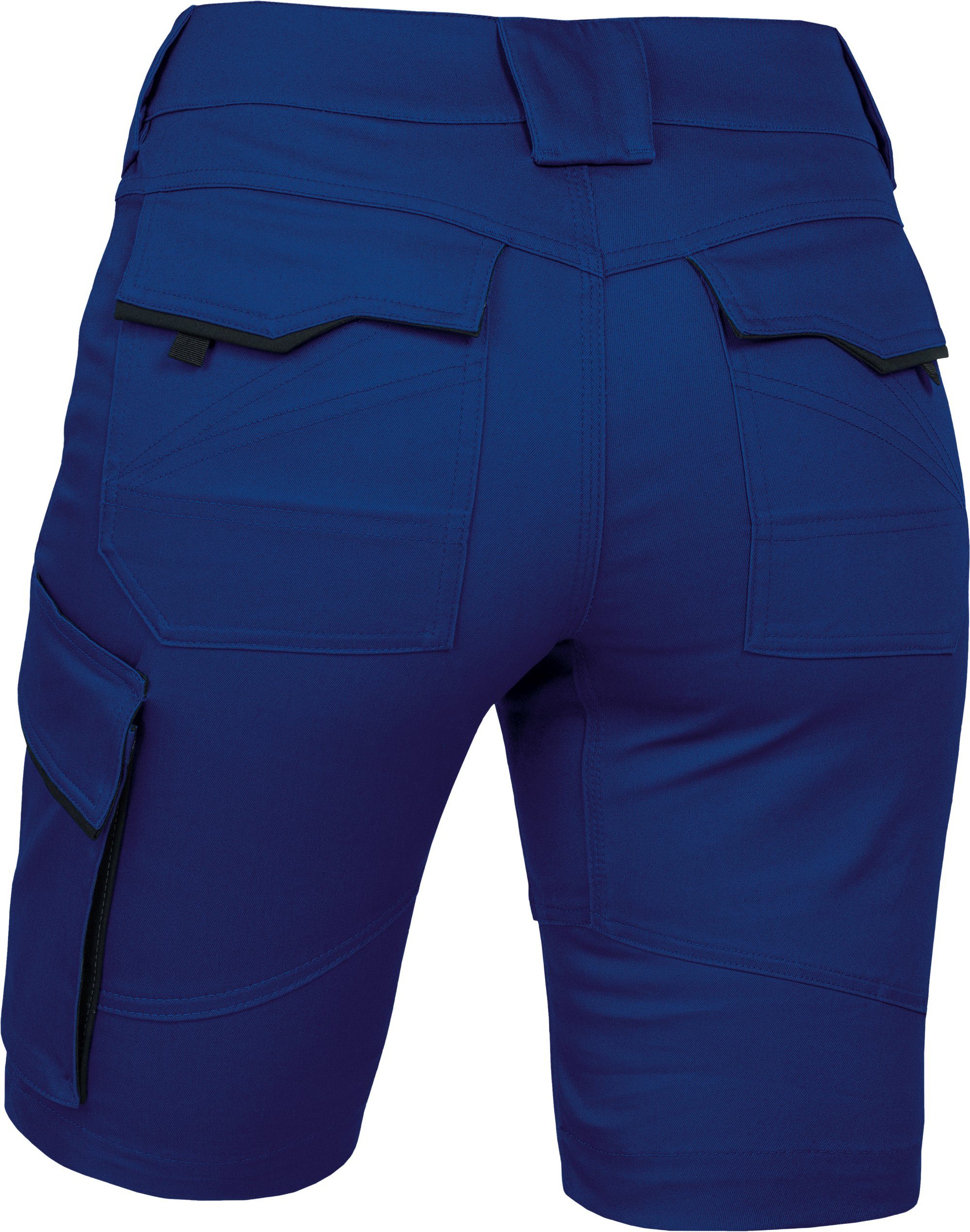 Damen Arbeitsshorts Arbeitsshorts Flex-Line kornblau/schwarz Leibwächter