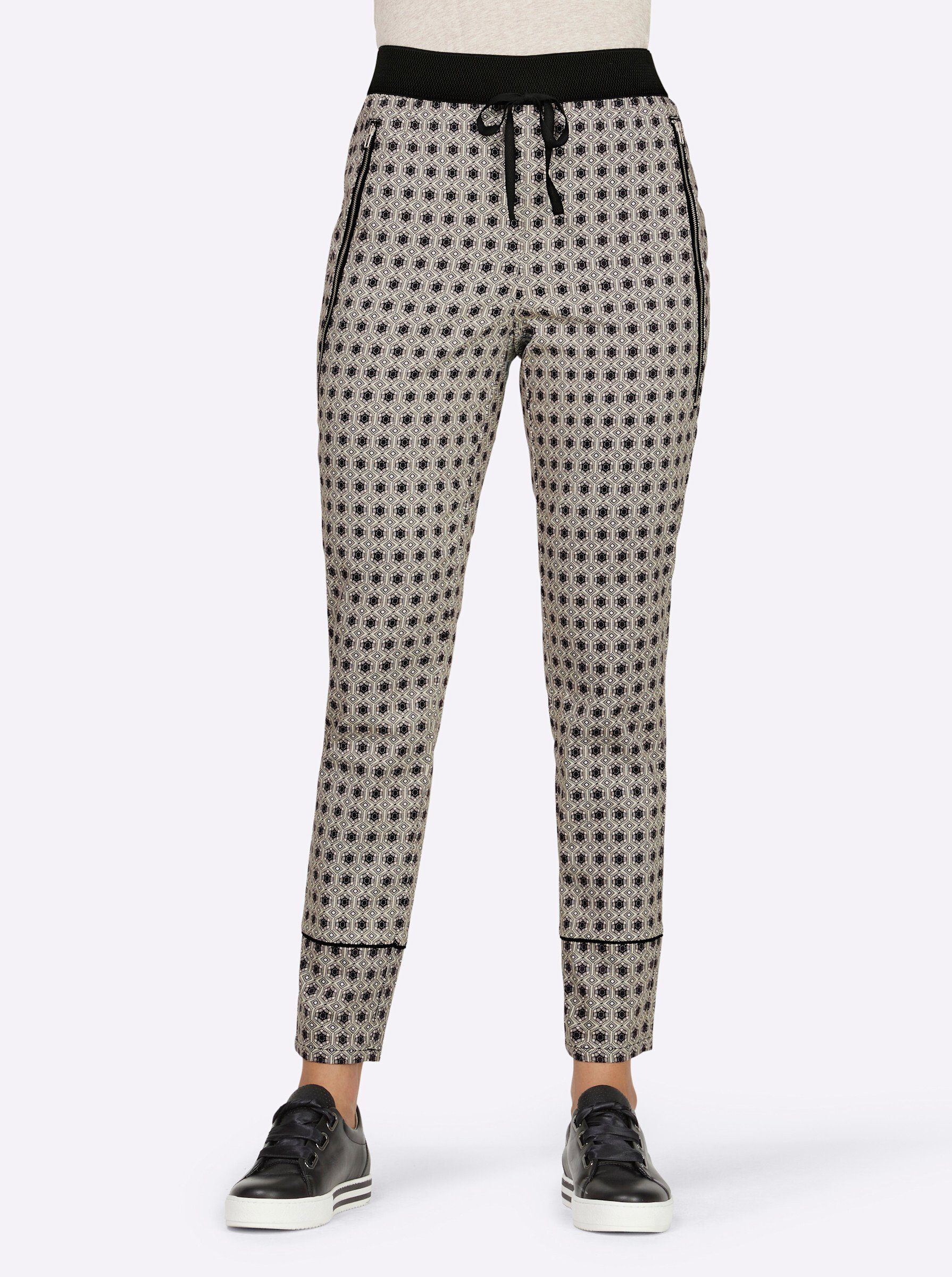 heine Jerseyhose Druck-Hose normal