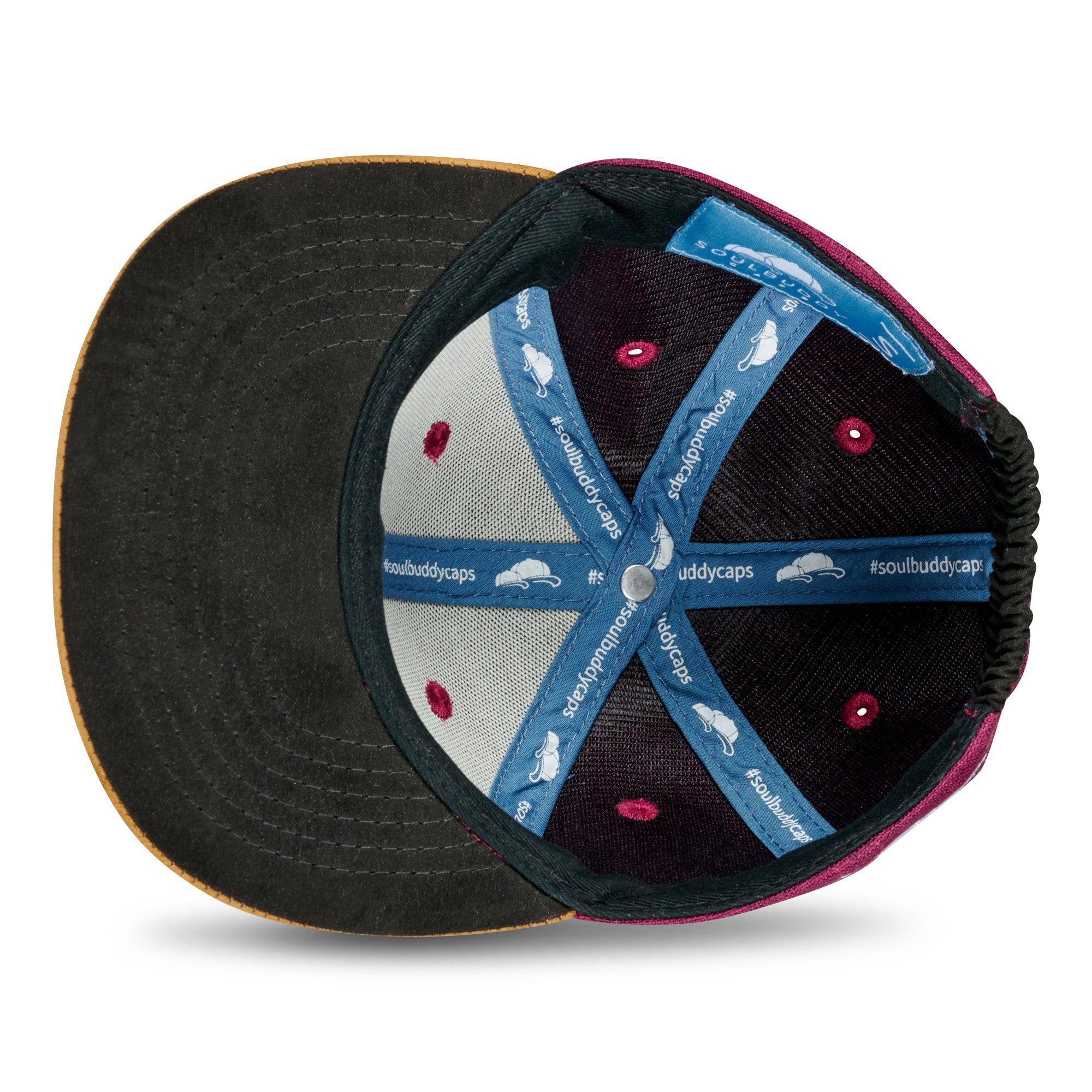 Soulbuddy Snapback Cap für Kinder, Kinder Cap, Cappy für Jungen Mädchen, Kinder Mütze (Minimalisches Design, Für Kita, Kindergarten & Schule) 3 Kids Größen verfügbar