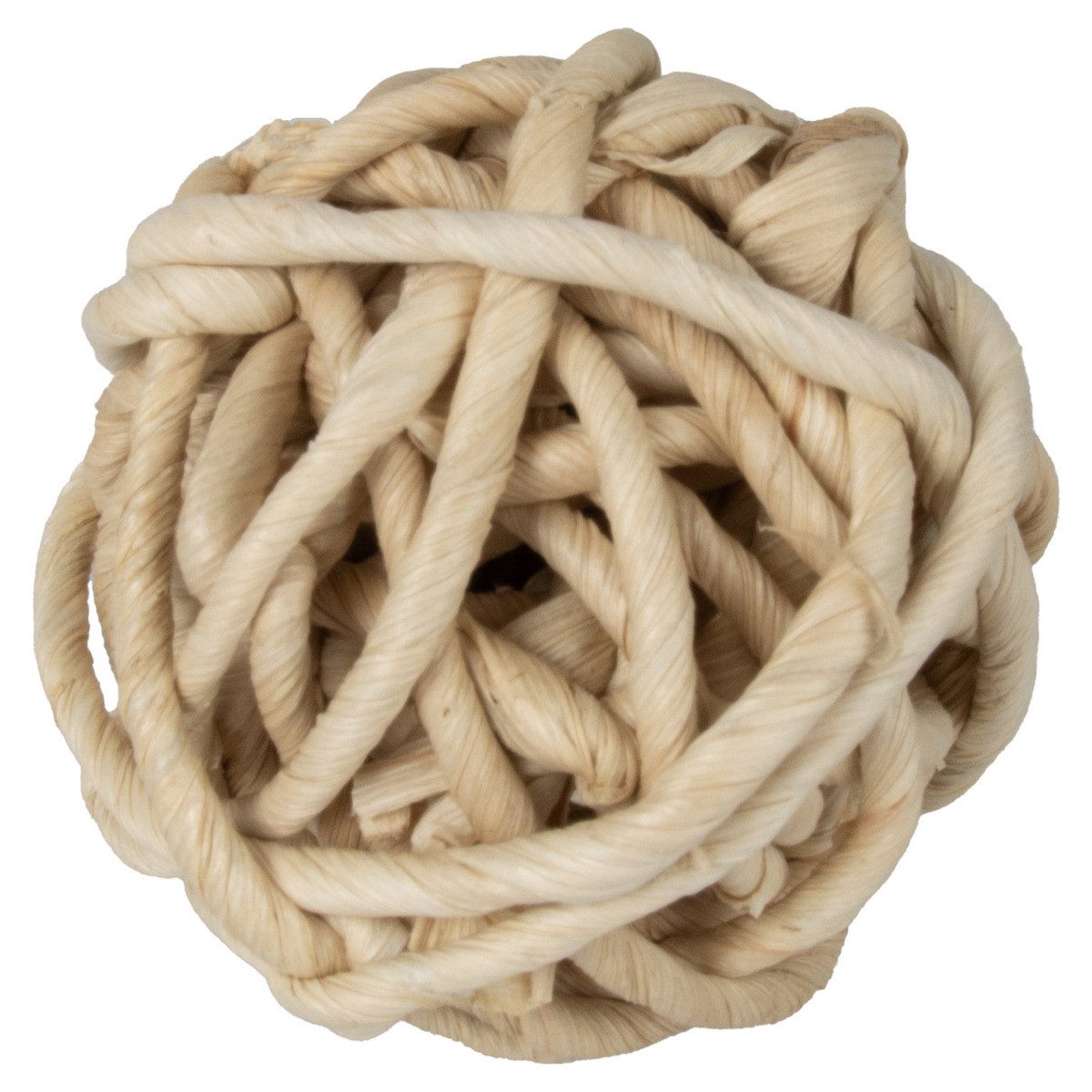 Tierball Katzenspielzeug I Love Happy Cats Ball aus Maisblatt "Miles beige