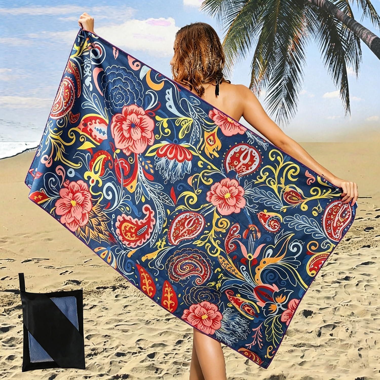 Microfaser Strandtücher 100x200 online kaufen