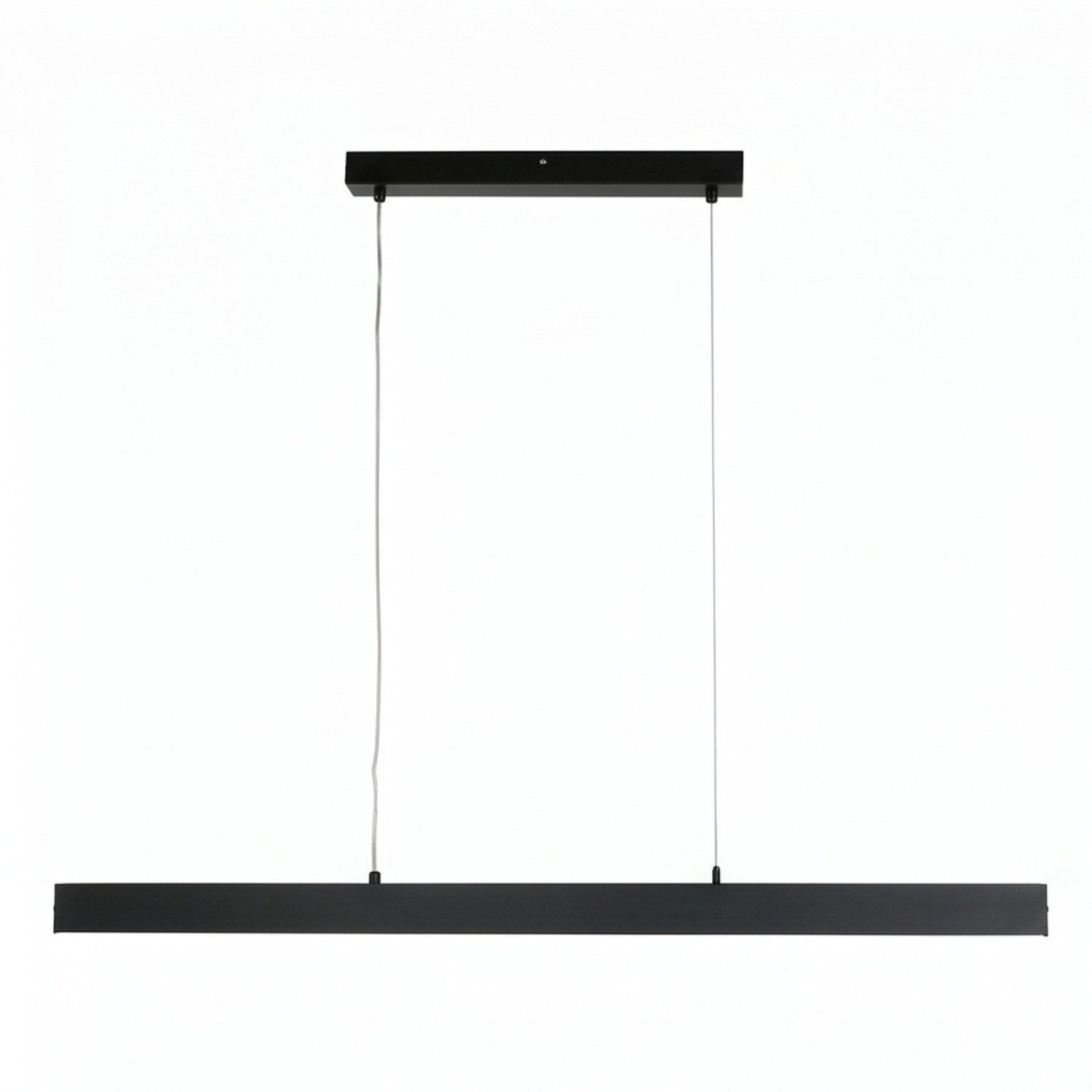 Licht-Erlebnisse Pendelleuchte RADLIN, LED, Warmweiß, Metall LED H: max. 113 cm Schwarz länglich 2700 K warmweiß Modern – Bild 4 von 5
