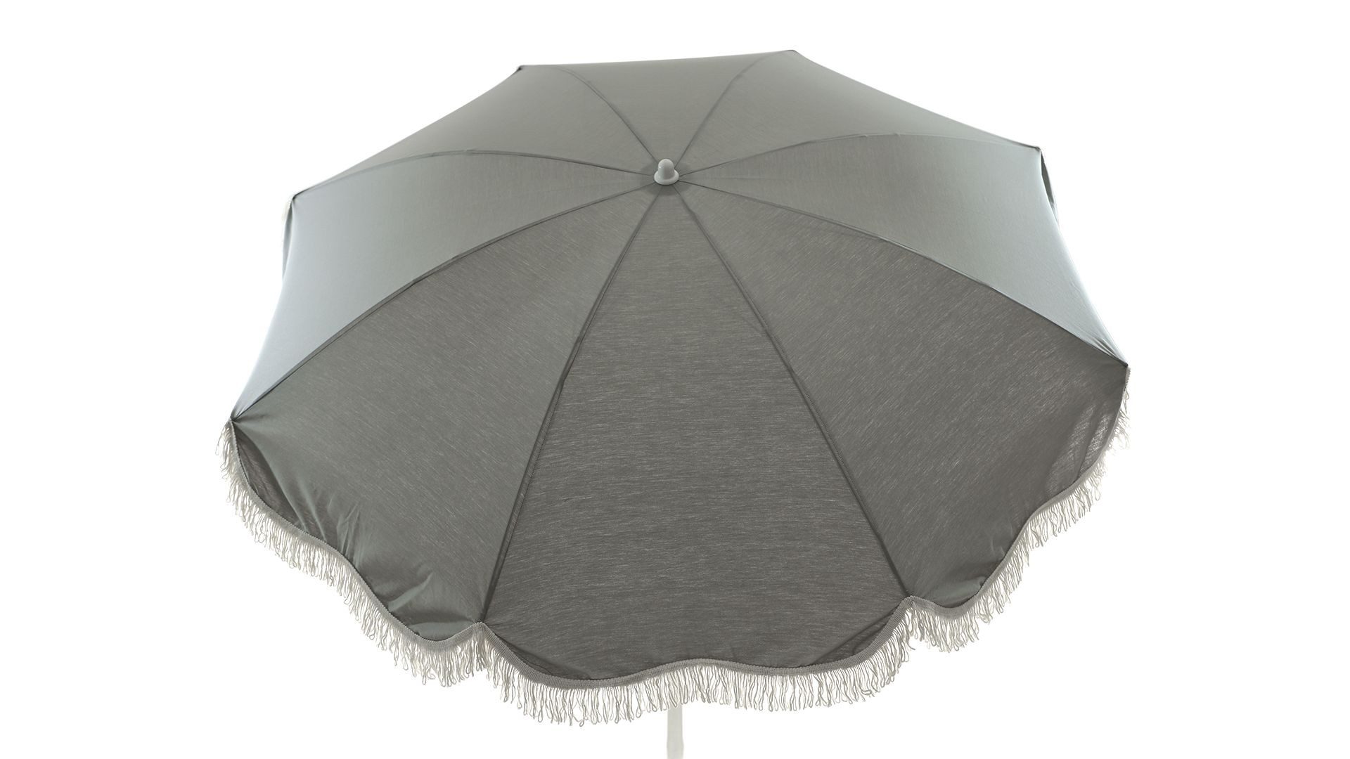 jankurtz Sonnenschirm Retro, Hellgrau, mit Knickelement