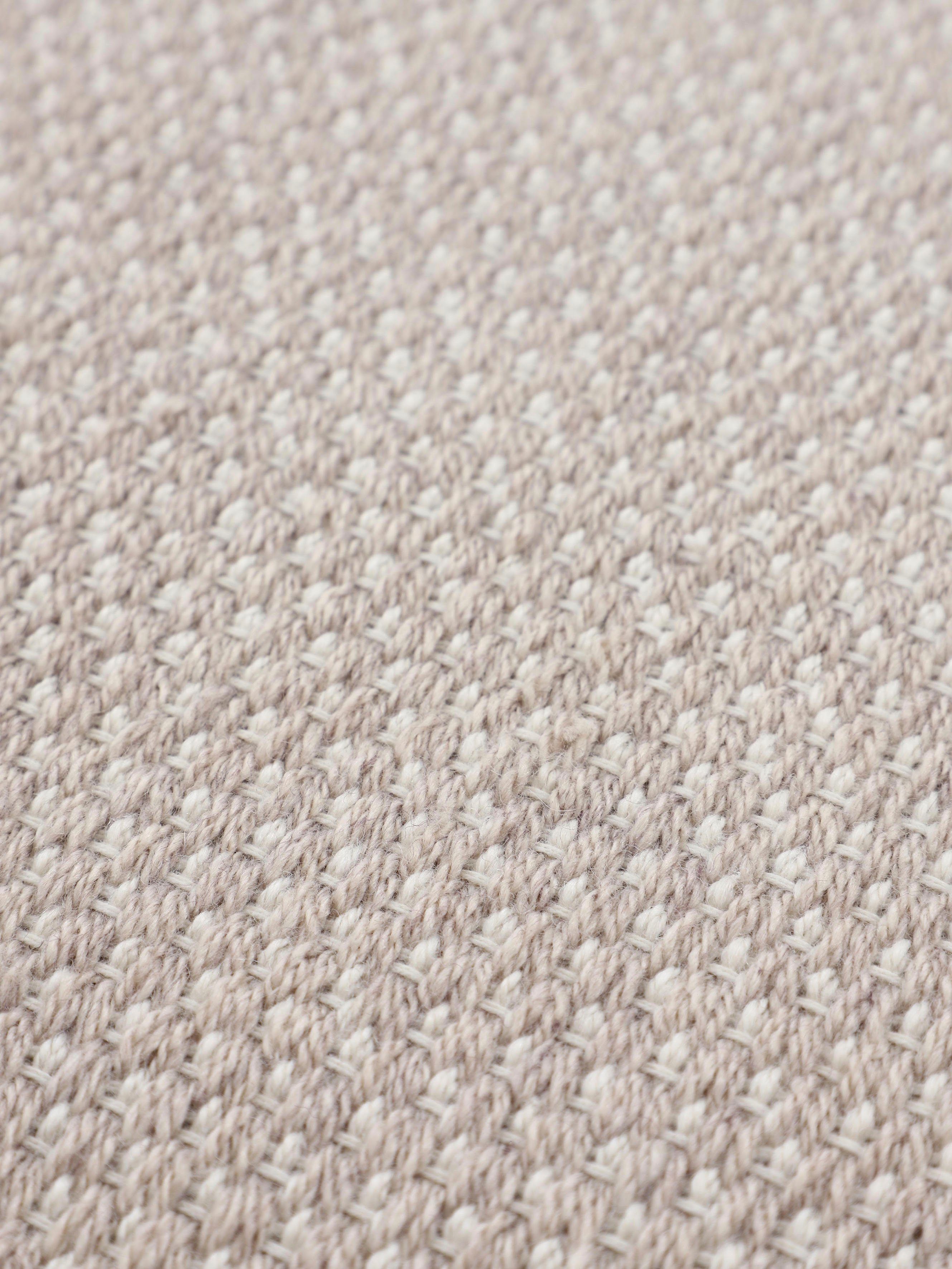 Teppich Frida 205, carpetfine, mm, Höhe: Optik 100% Material creme recyceltem Wendeteppich, Flachgewebe, (PET), Sisal rechteckig, 7