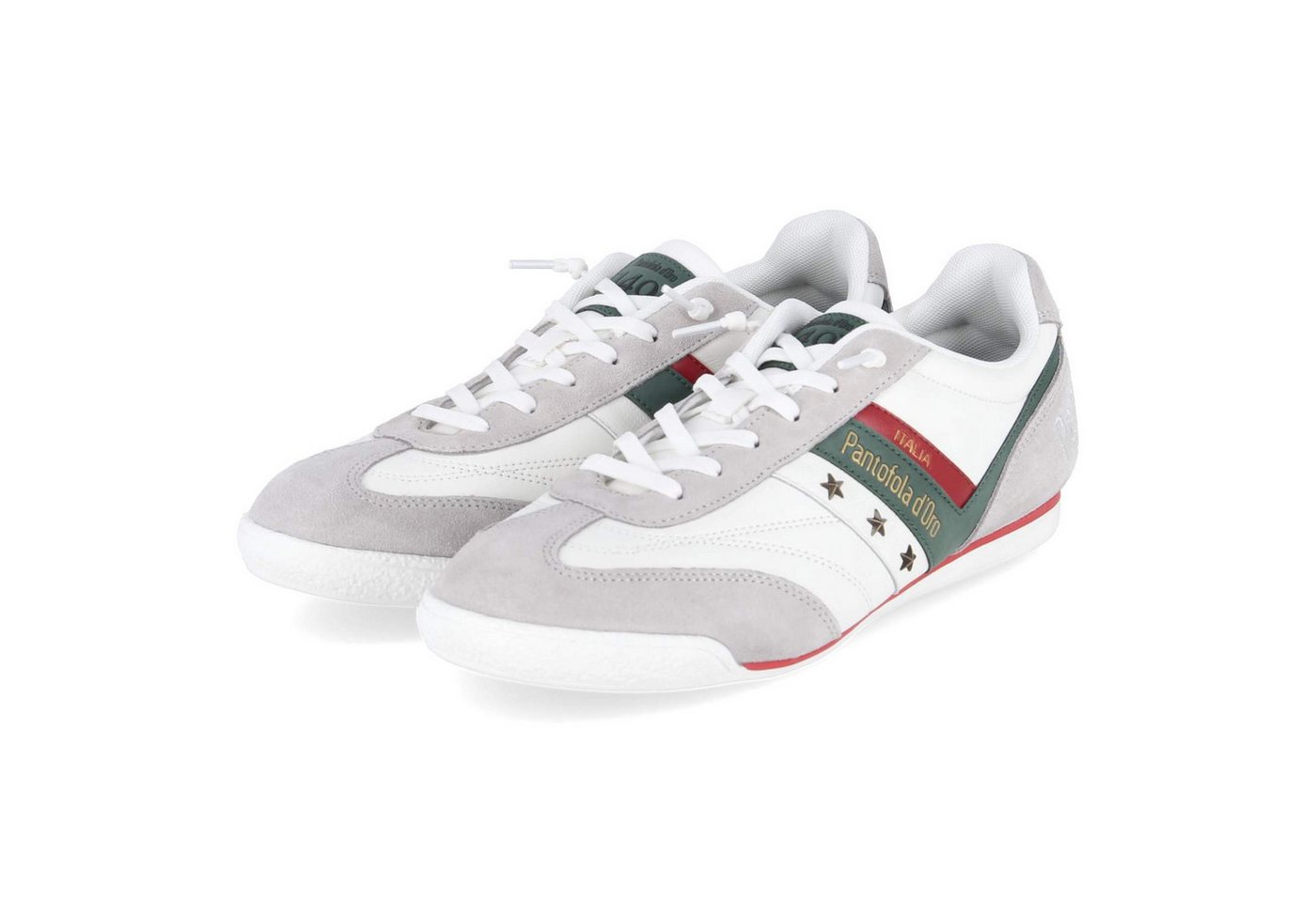 Pantofola d´Oro Pantofola d'oro PD001001761M-01-3123 Herren Leder und Synthetik white Schnürschuh