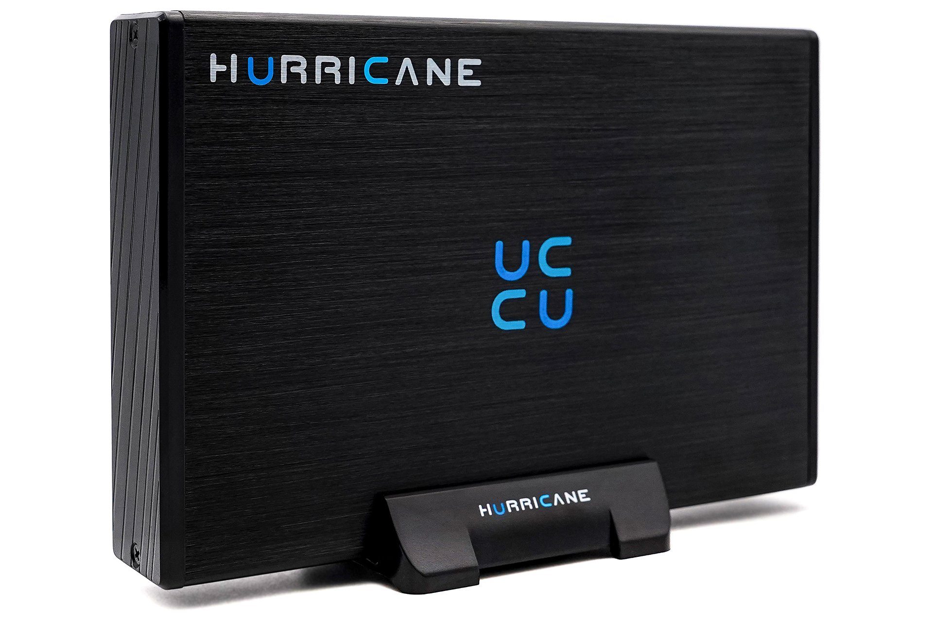 HURRICANE GD35612 4TB Aluminium Externe Festplatte, 3.5" USB 3.0 mit Netzteil externe HDD-Festplatte (4TB) 3,5", für PC Laptop TV PS4 PS5 Xbox, kompatibel mit Windows Mac und Linux