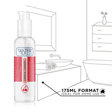 Waterfeel Gleit- und Massagegel 3in1 Gleitmittel Massage Oral Kirsche Gel Wasser Kondomverträglich, Kompatibel mit Latexkondomen