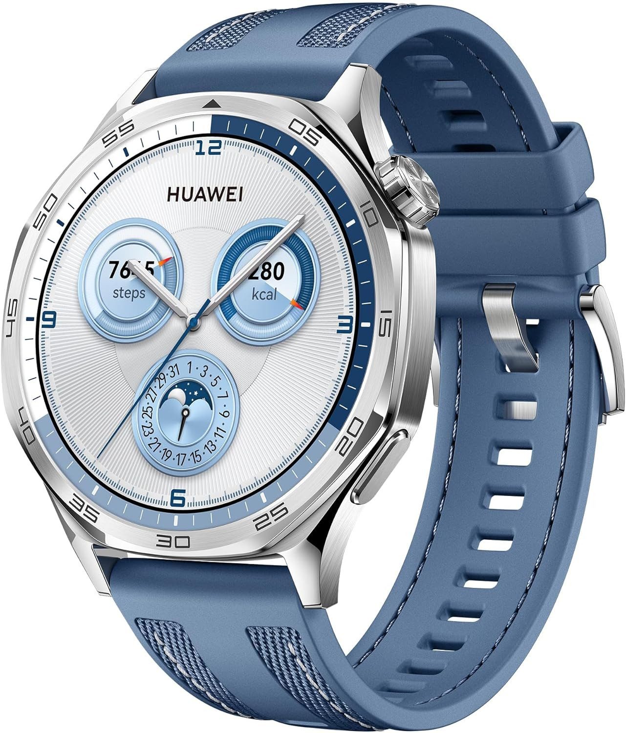 Huawei HUAWEI Watch GT 5 46 mm Smartwatch (3.63 cm/1.43 Zoll), Gesundheitsmonitoring, Bis zu 14 Tage Akkulaufzeit, mit iOS & Android