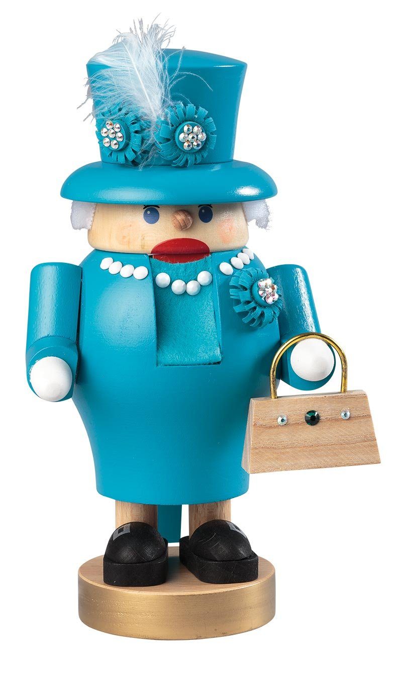 Richard Glaesser Nussknacker Queen, Höhe 19 cm, Handwerkskunst aus dem Erzgebirge