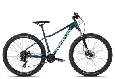 Axess Mountainbike DOREE, 16 Gang Shimano RD-TX800- 8 Schaltwerk, Kettenschaltung, MTB-Hardtail blau