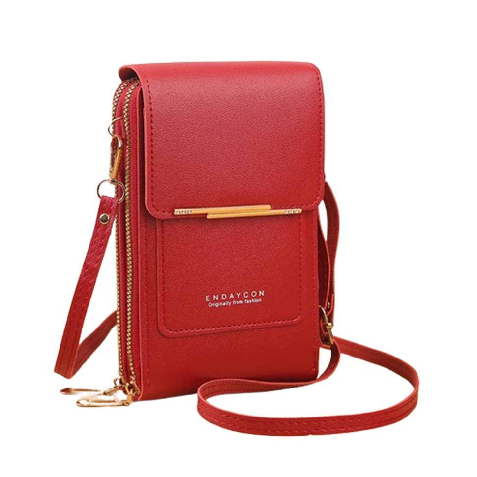 Umhängetasche Damen Touchscreen-Handy-Tasche, stilvoll, kompakt und tragbar