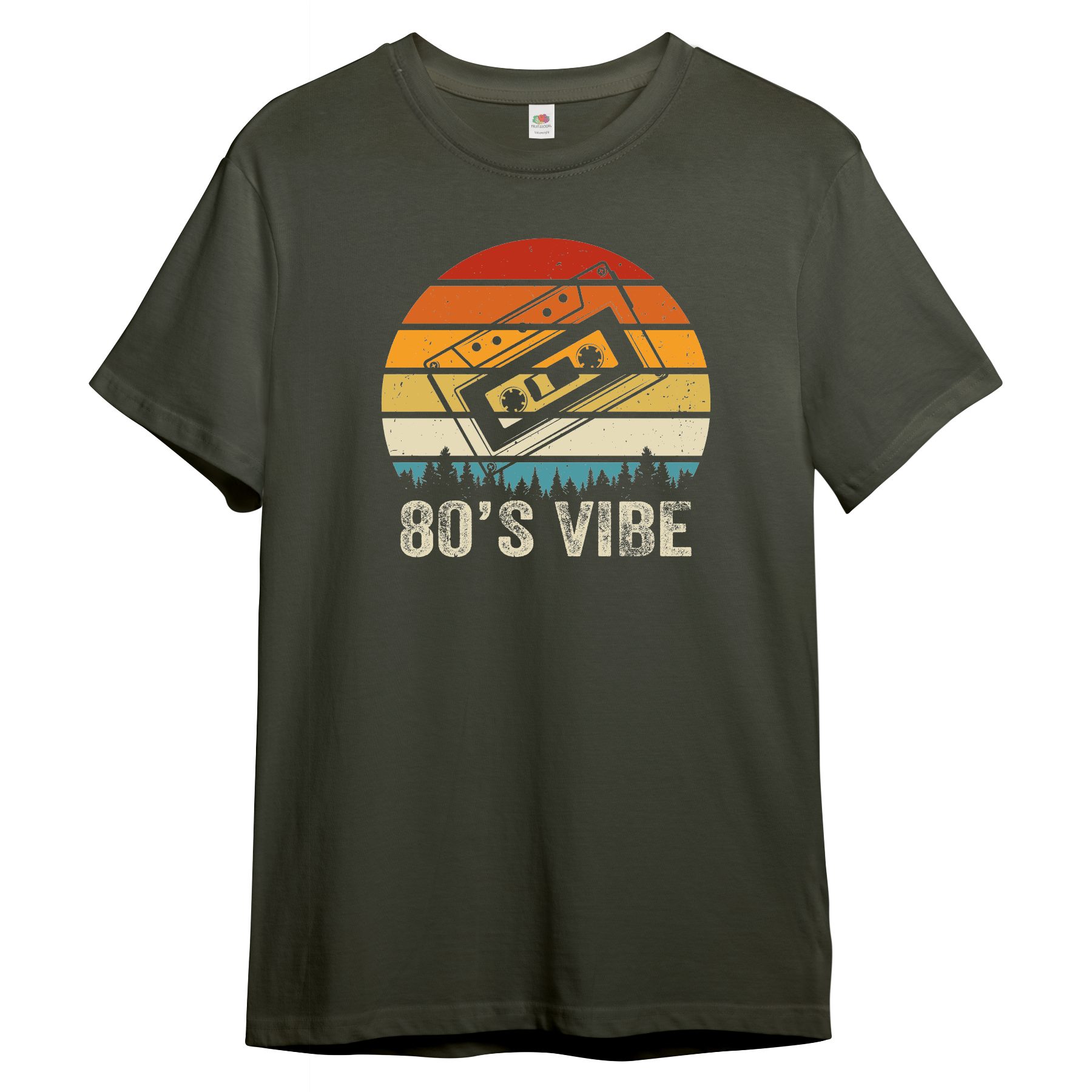 PAULGOS Print-Shirt Herren T-Shirt "Retro 80´s vibes"