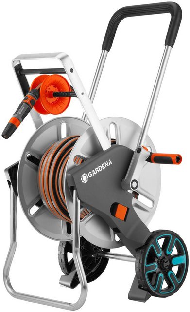 Gardena Schlauchwagen AquaRoll M Easy Metall Set B-Ware - der Artikel ist neu - Verpackung beschädigt