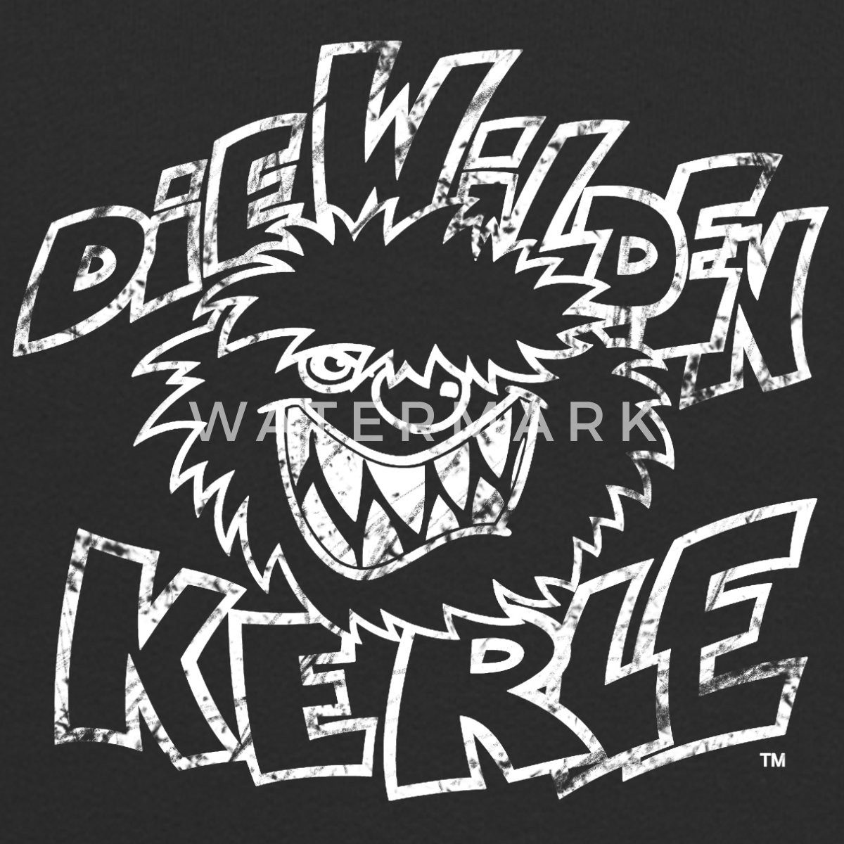 Spreadshirt Hoodie Die Wilden Kerle Used Look Kinder Kontrast-Hoodie (1-tlg)