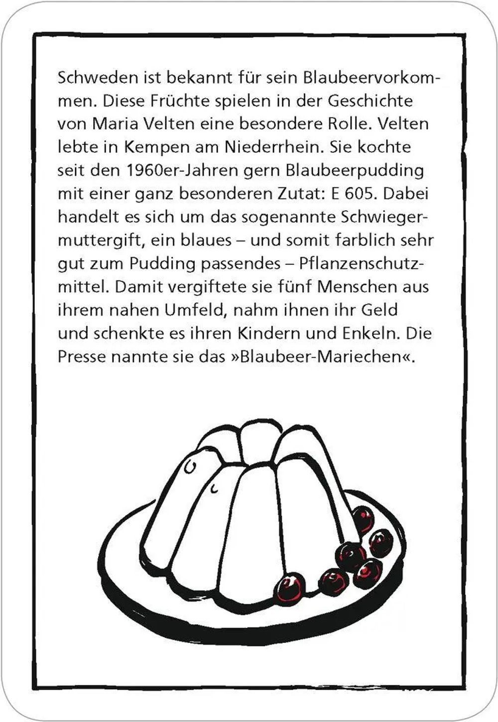 Moses. Verlag Spiel black stories Serienkiller