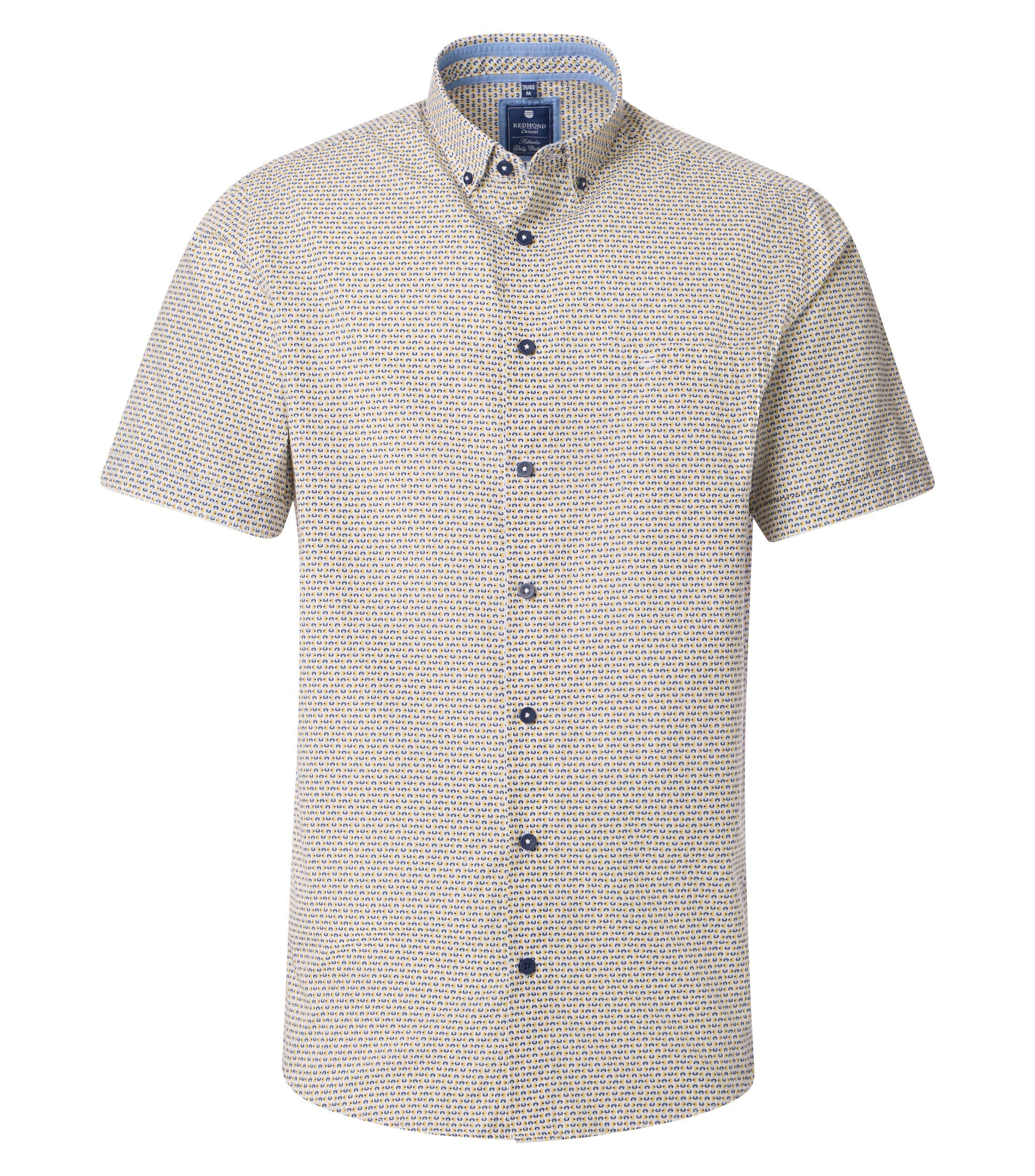 Kurzarmhemd Druck Comfort Fit