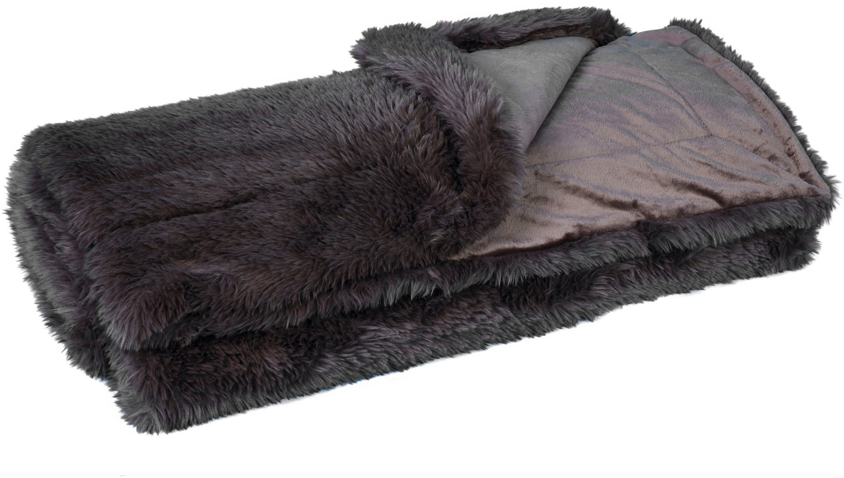 Wohndecke Byron, Star Home Textil, aus Fellimitat