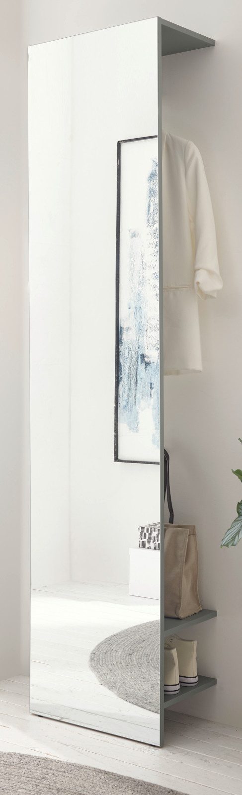 Furn.Design Kompaktgarderobe Center (Flurgarderobe in Salbei günstig online kaufen