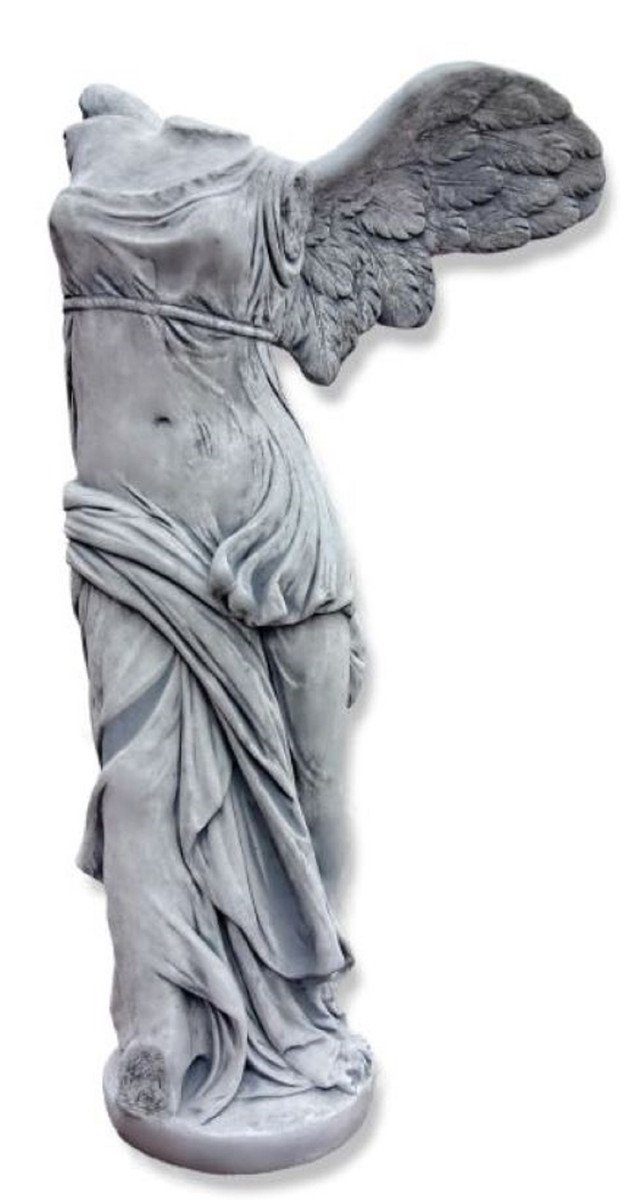 Casa Padrino Skulptur Jugendstil Skulptur / Statue Grau 88 x 40 x H. 155 cm - Gartendeko Steinfigur