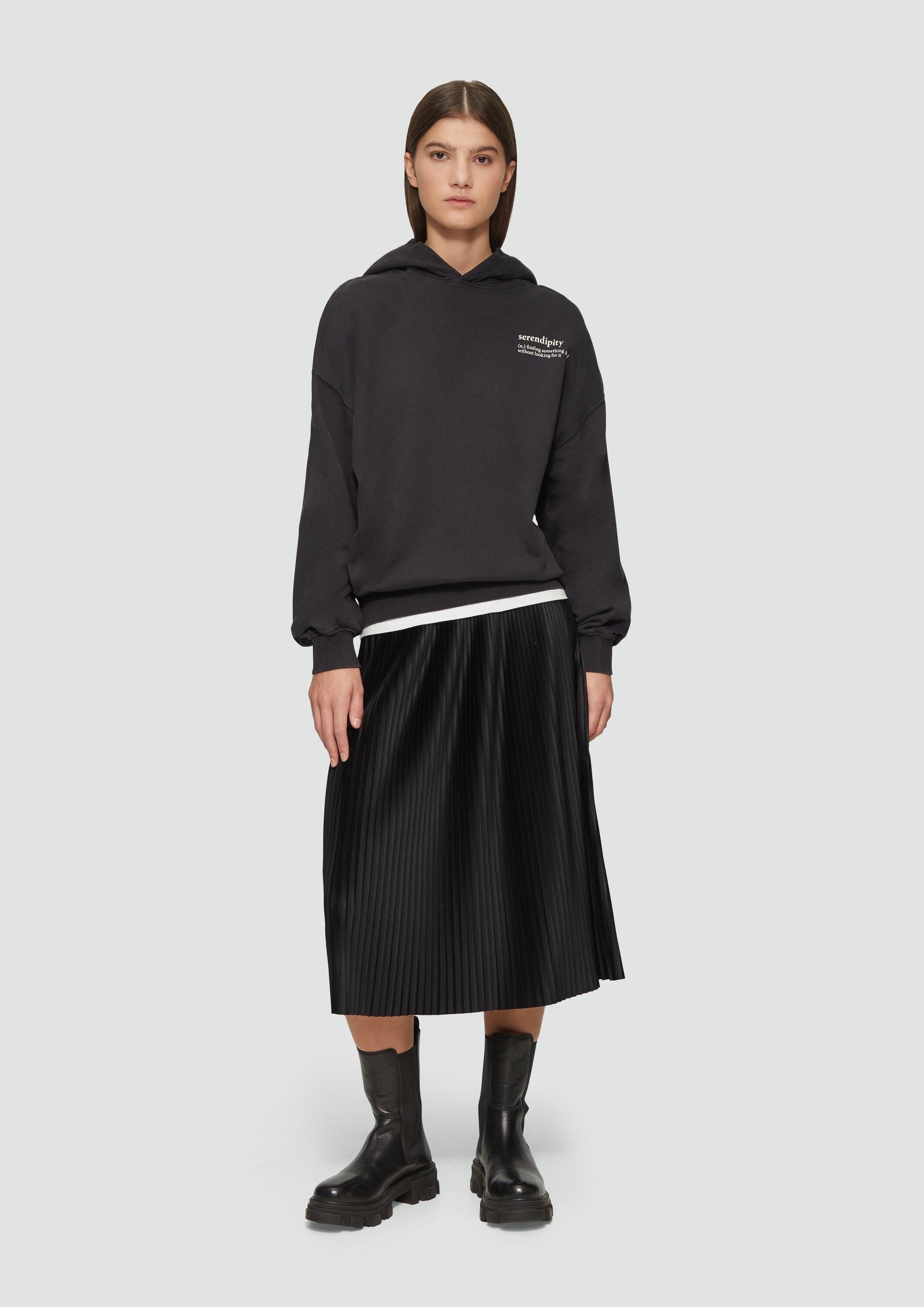 QS Maxirock Rock Rock mit Plisséefalten günstig online kaufen