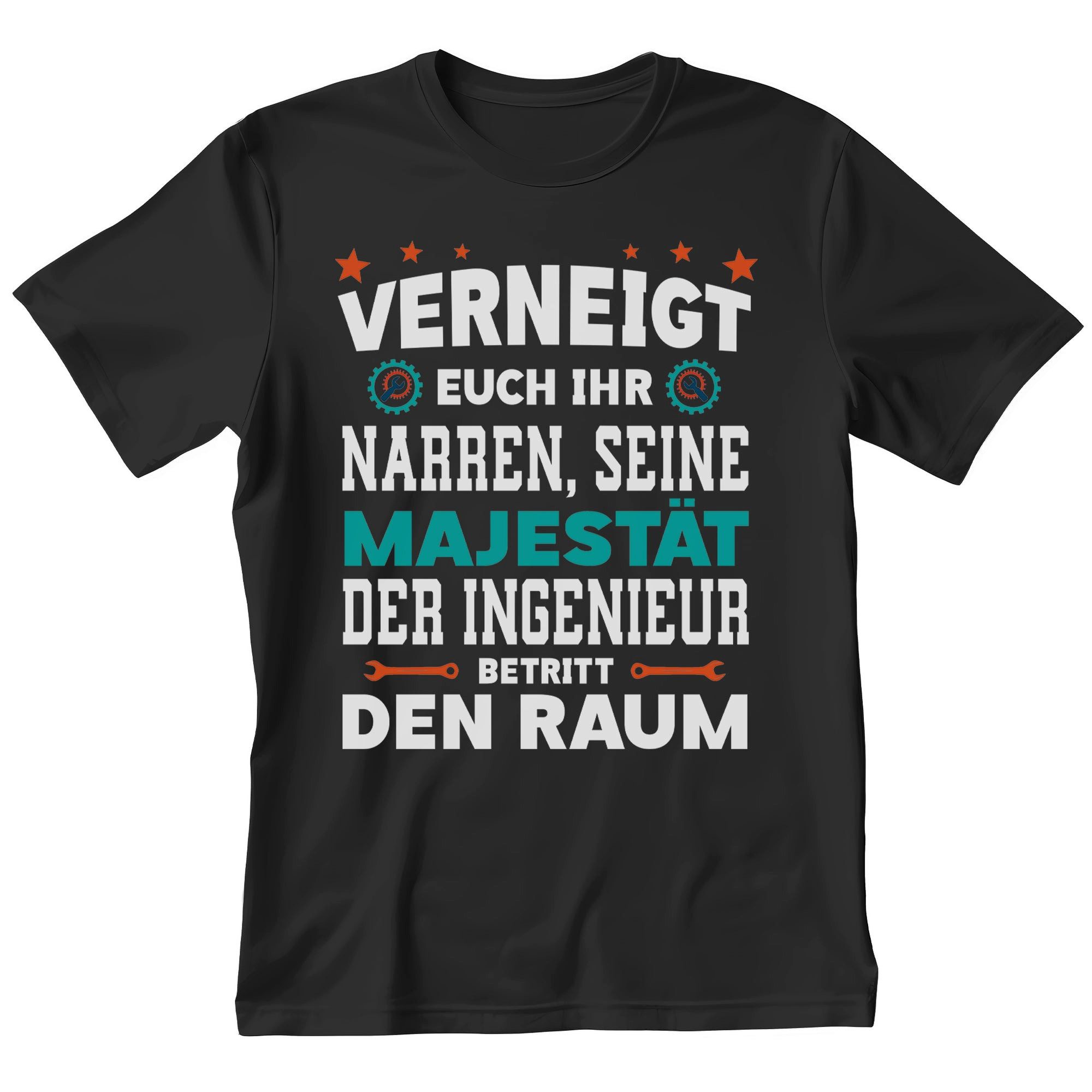 22Feels T-Shirt Ingenieur Geschenk Männer Spruch Beruf Studium Abschluss IN DEUTSCHLAND BEDRUCKT