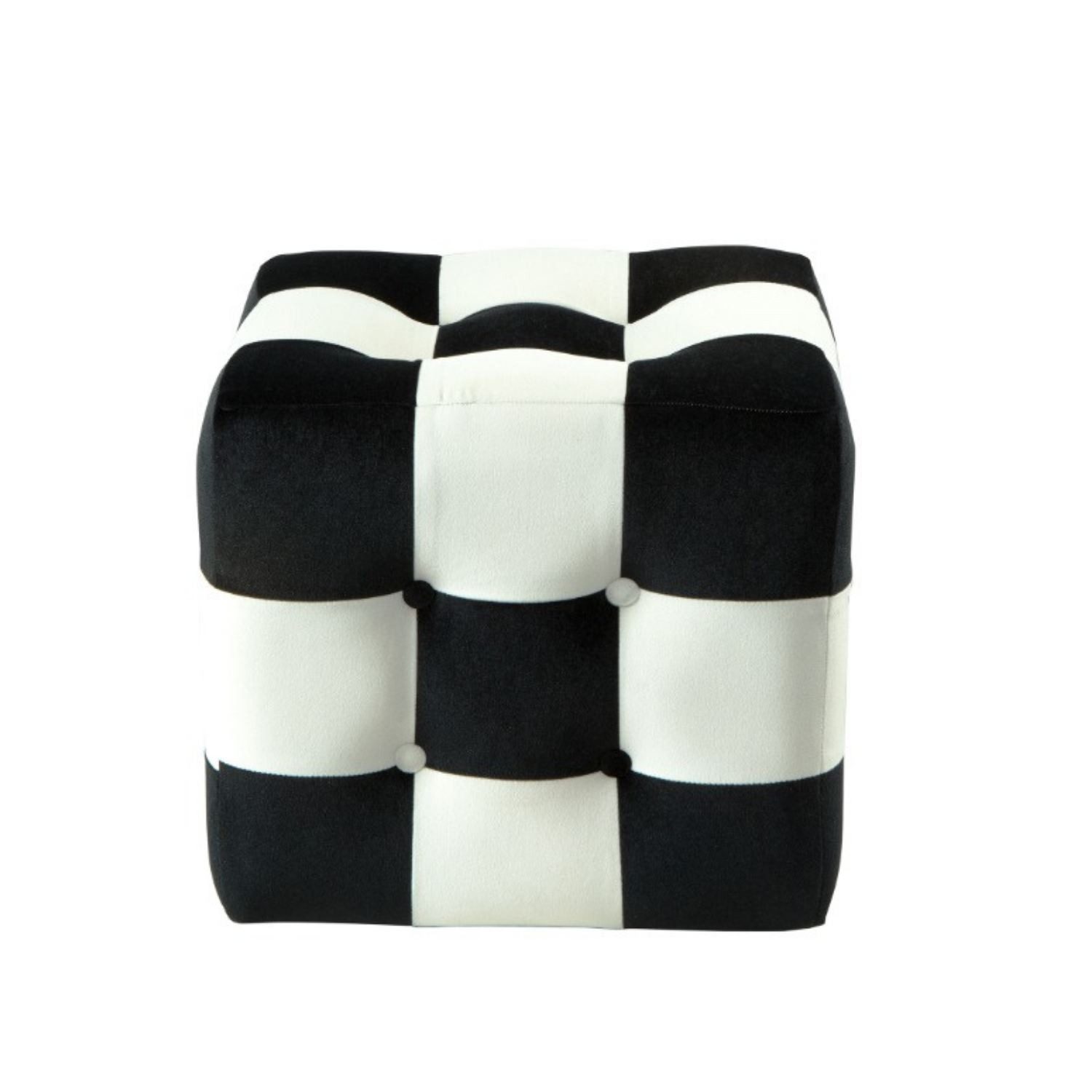 Skye Decor Pouf Patchwork (1-St), Gemusterter Polsterpouf
