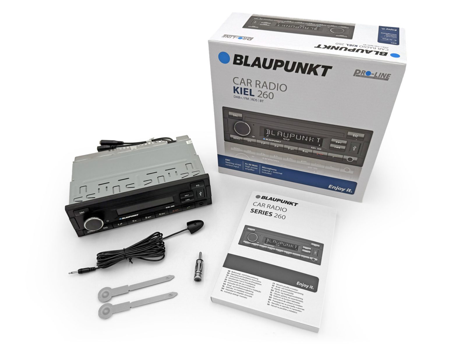 Blaupunkt Blaupunkt Kiel 260 1-DIN Autoradio DAB+/Bluetooth/USB/AUX Autoradio