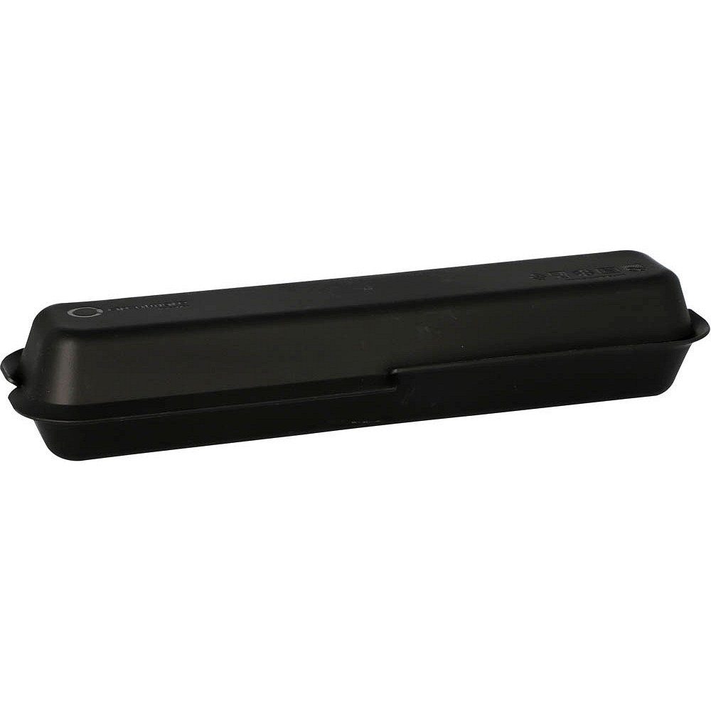 schwarz, PAPSTAR 90 Lunchbox Mehrweg-Foodboxen 23,4x5,8cm Polypropylen