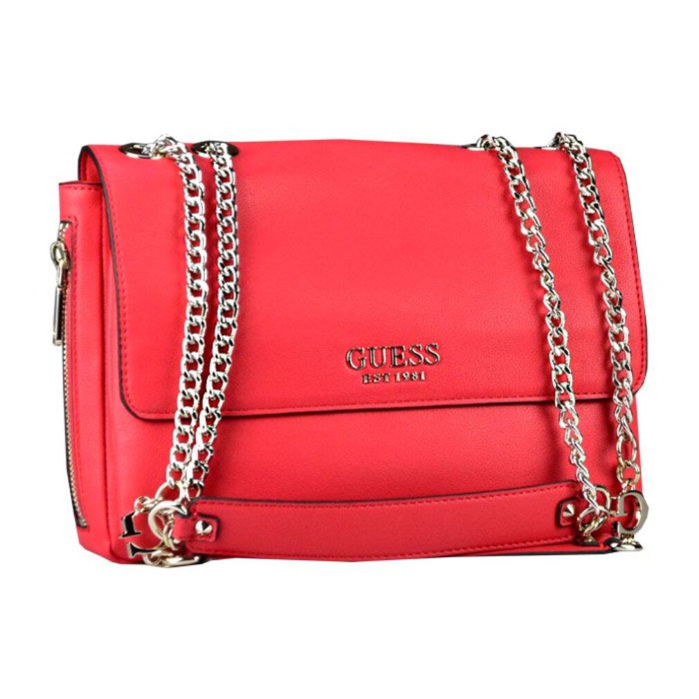 Guess Umhängetasche Naya Leder Crossbody Tasche Rot Für Frauen