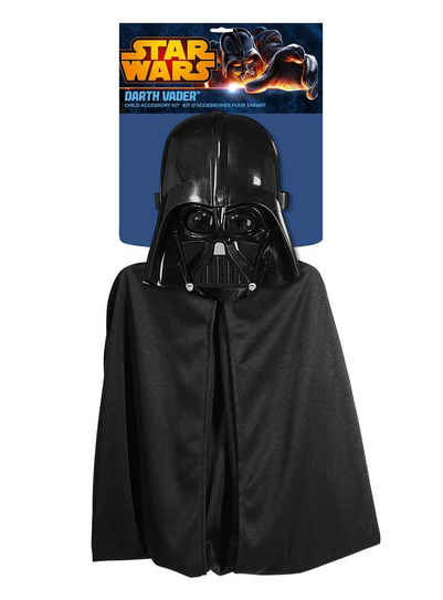 Rubie´s Verkleidungsmaske Star Wars Darth Vader Kostüm Set für Kinder, Lizenziertes Bundle zum kleinen Preis