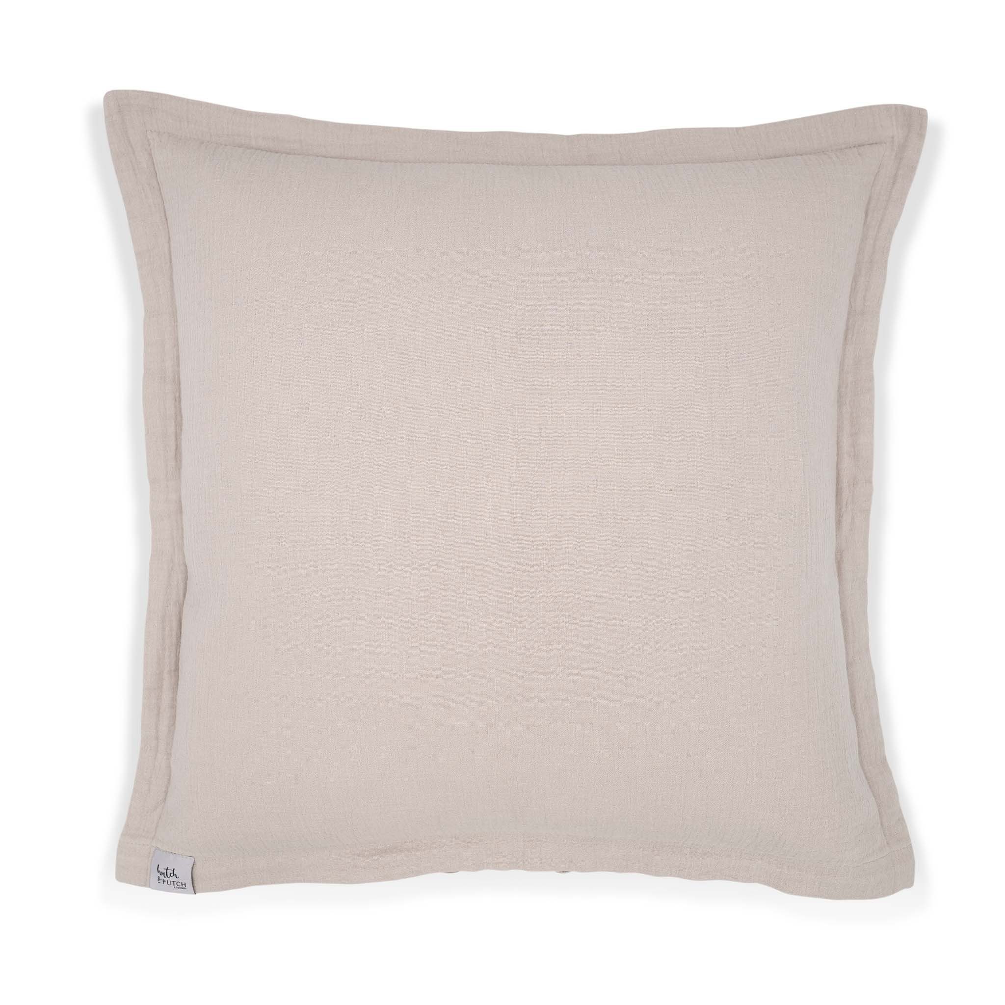 hutch&putch Kissenhülle Musselin Sofakissen Bezug 50x50 günstig online kaufen