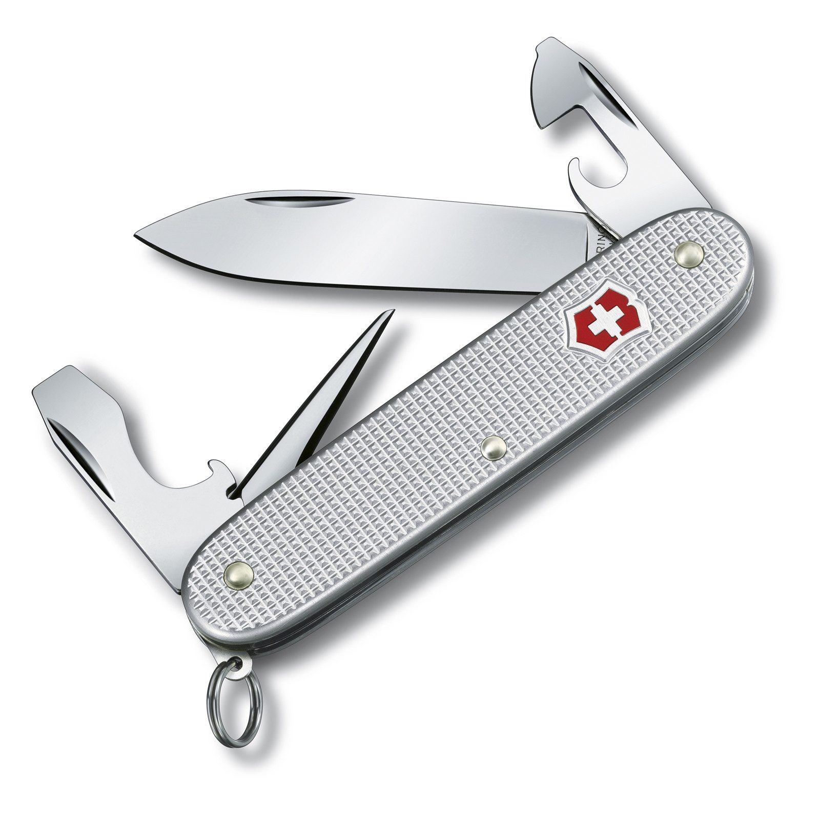 Victorinox Taschenmesser Taschenmesser Pioneer Alox, (Stück, 1 Taschenmesser), Multitool 8 Funktionen