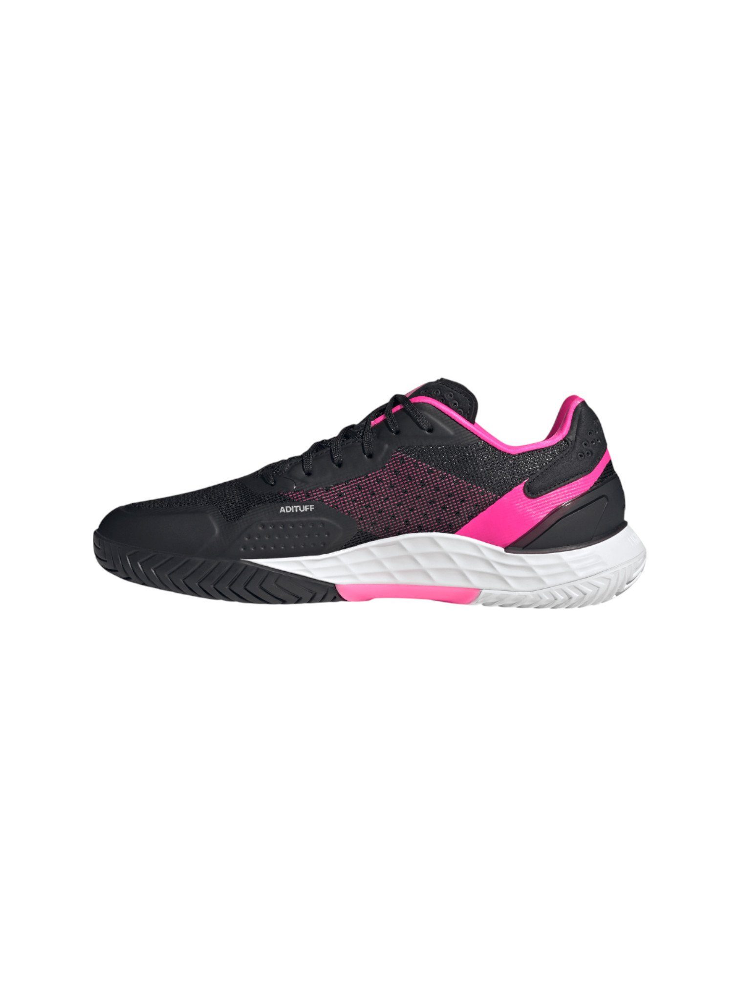 adidas Performance Defiant Speed 2 Allcourt 2025 schwarz/pink/weiss Herren Tennisschuh